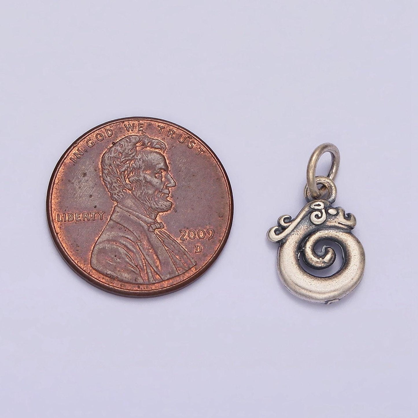 Mini s925 sterling silver dragon charm chinese zodiac charm sl-368