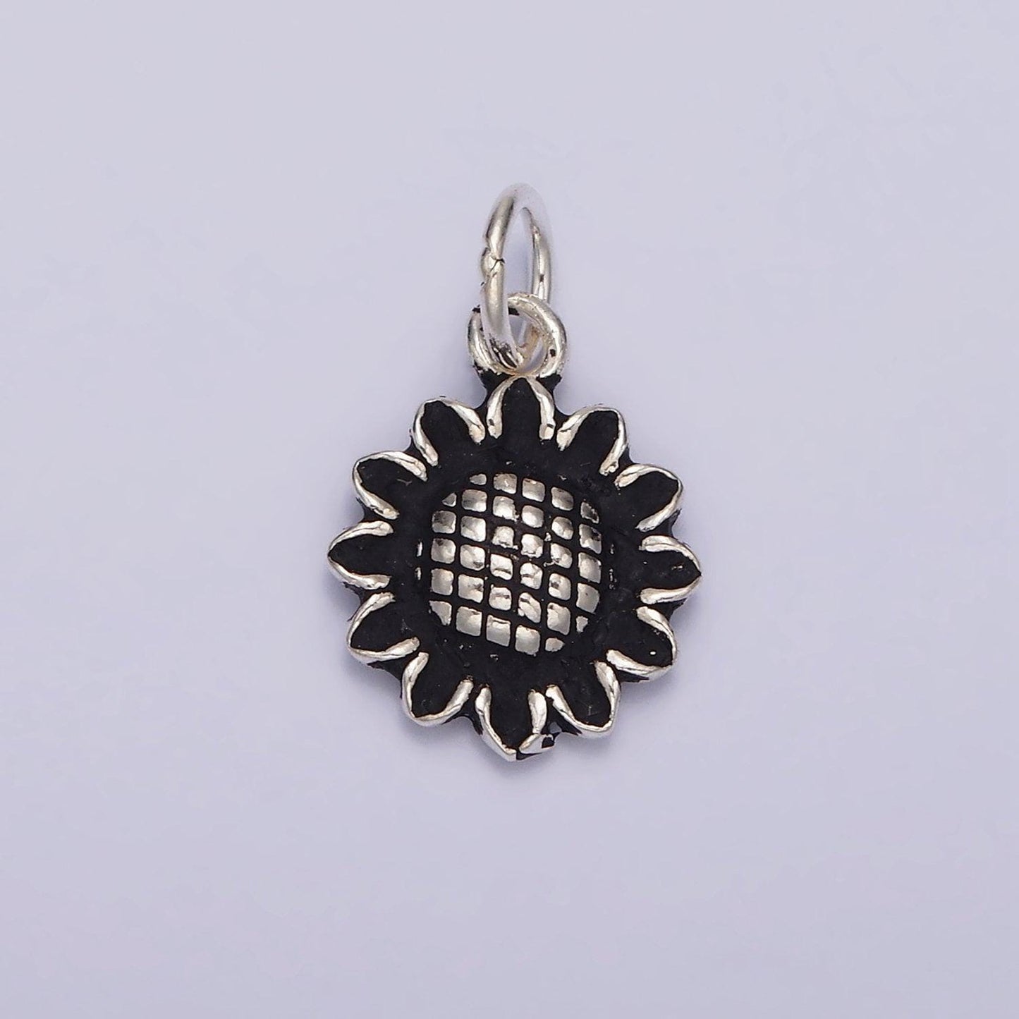 Sterling silver s925 sun flower charm | sl-364