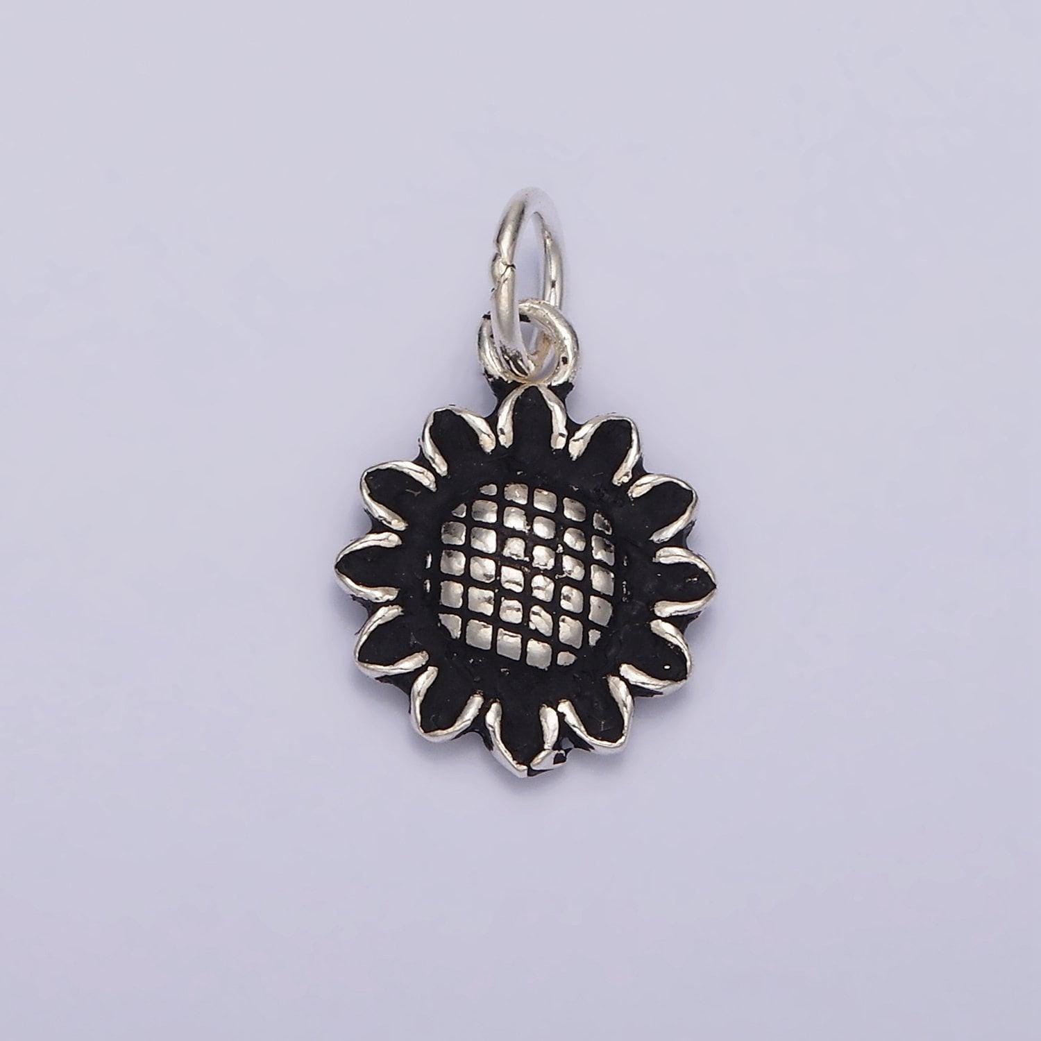 Sterling silver s925 sun flower charm | sl-364