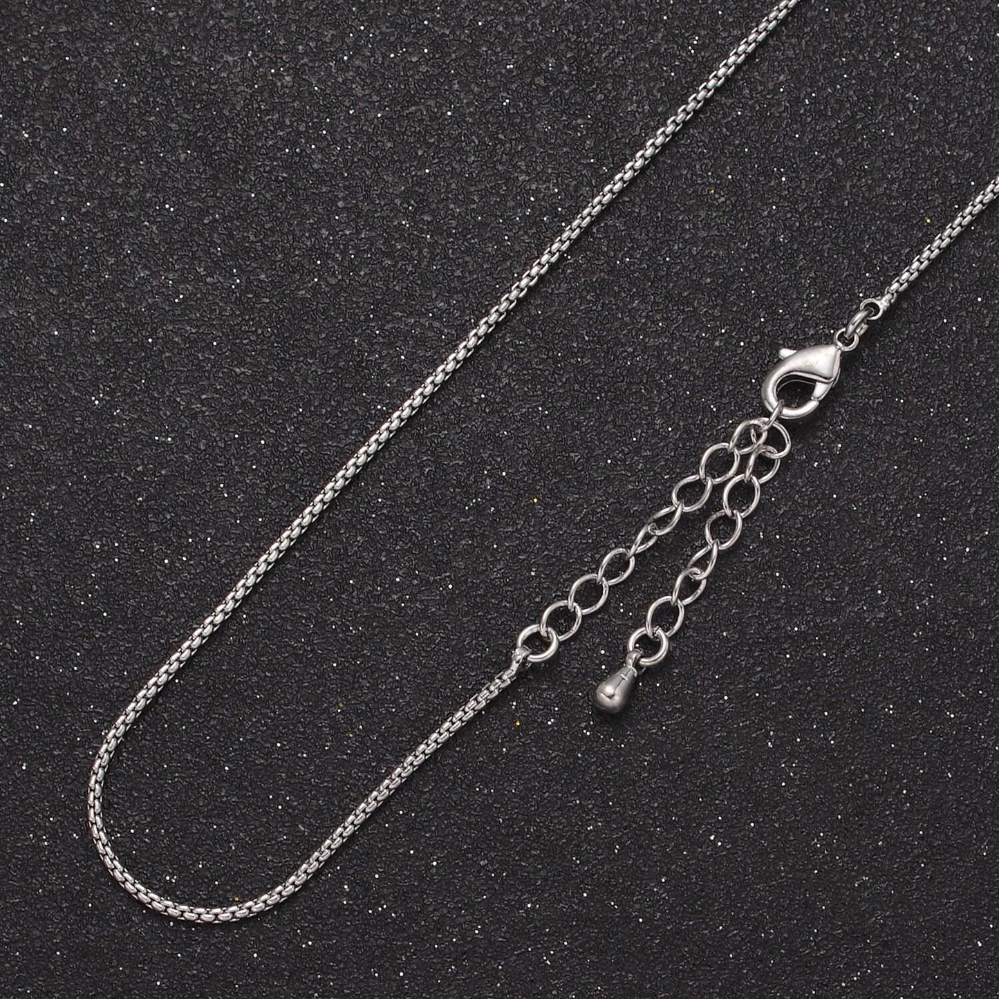 Dainty 24k gold filled rolo chain necklace 1.3 mm rolo link chain jewelry making women necklace 17.7" w/ 2 " extender wa-725
