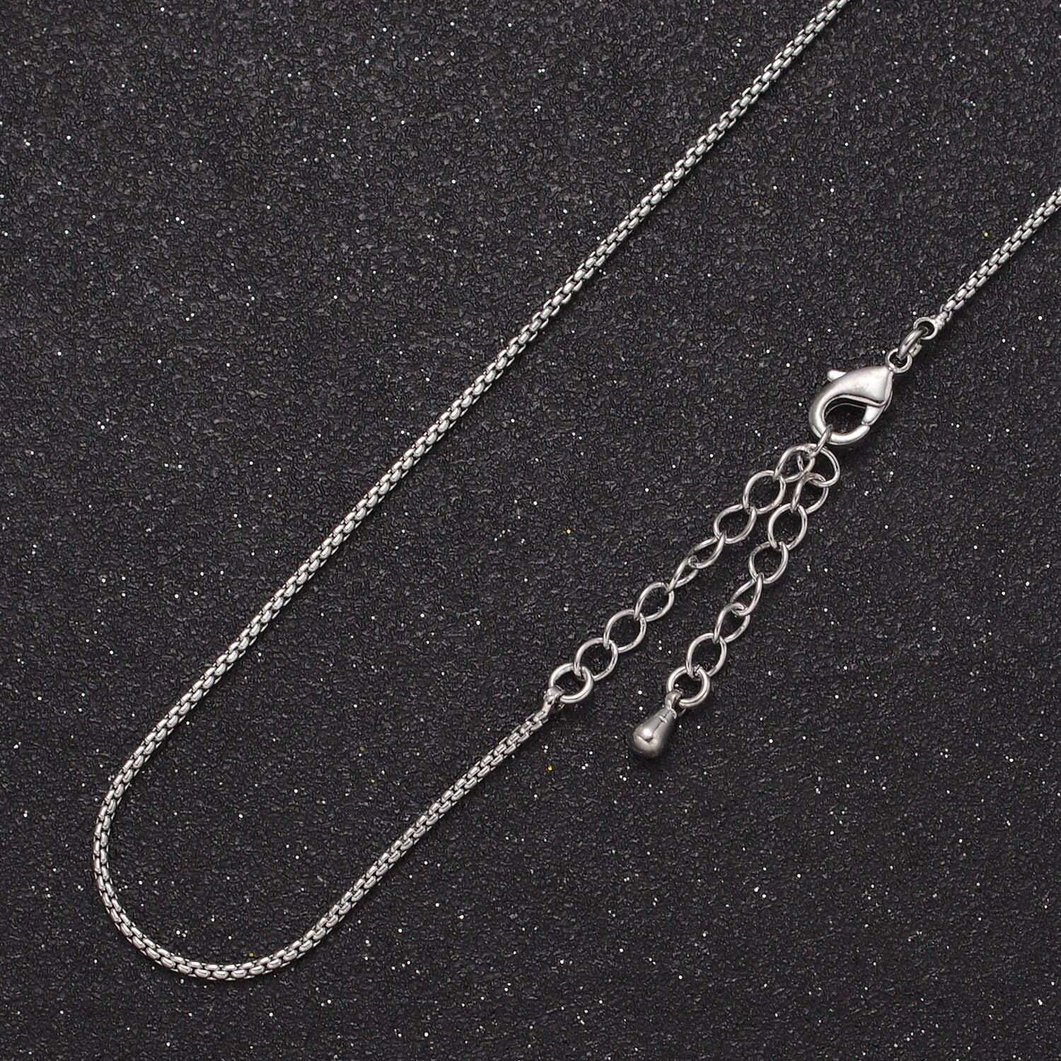 Dainty 24k gold filled rolo chain necklace 1.3 mm rolo link chain jewelry making women necklace 17.7" w/ 2 " extender wa-725