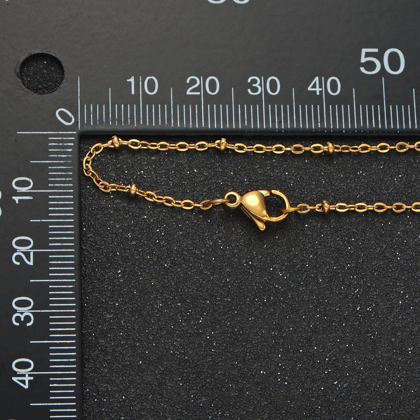 20 inch satellite cable chain stainless steel necklace in gold & silver | wa-2610 wa-2611
