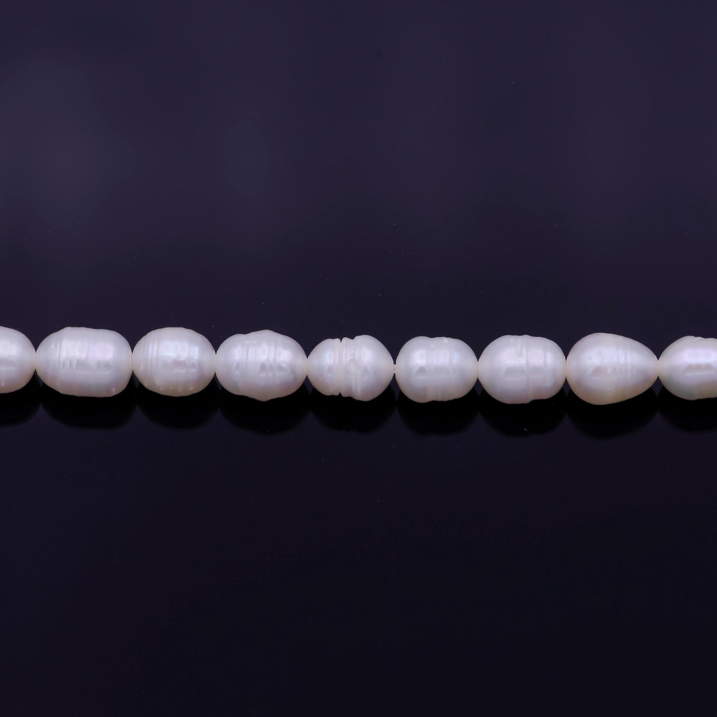 1 strand - aaa natural fresh water pearl beads white oval rice shape beads 6mm wholesale pearl beads strand wa-1330
