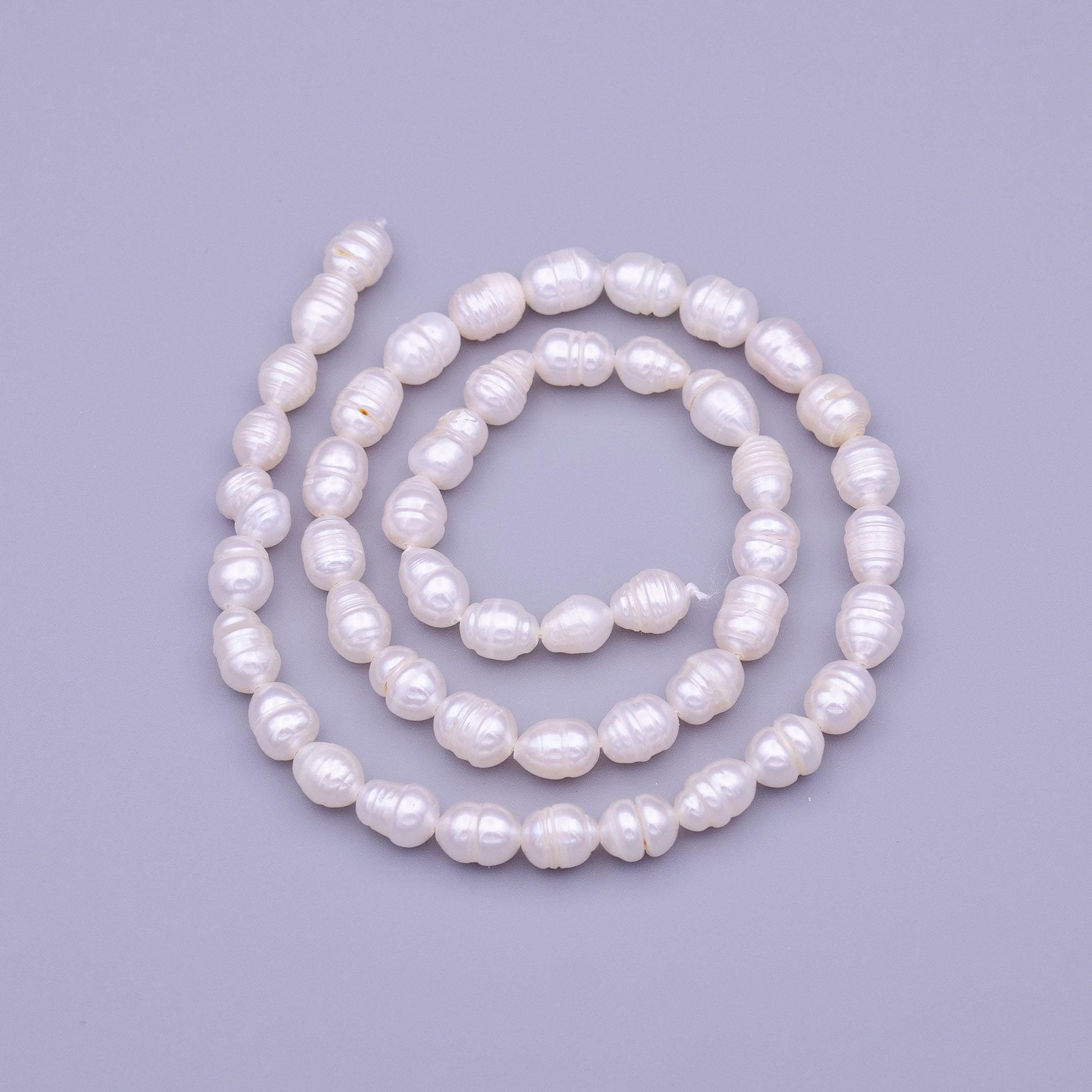 Genuine white freshwater potato baroque pearl fresh water classic white pearl bead by strand wholesale pearl 5-6mm wa-1314