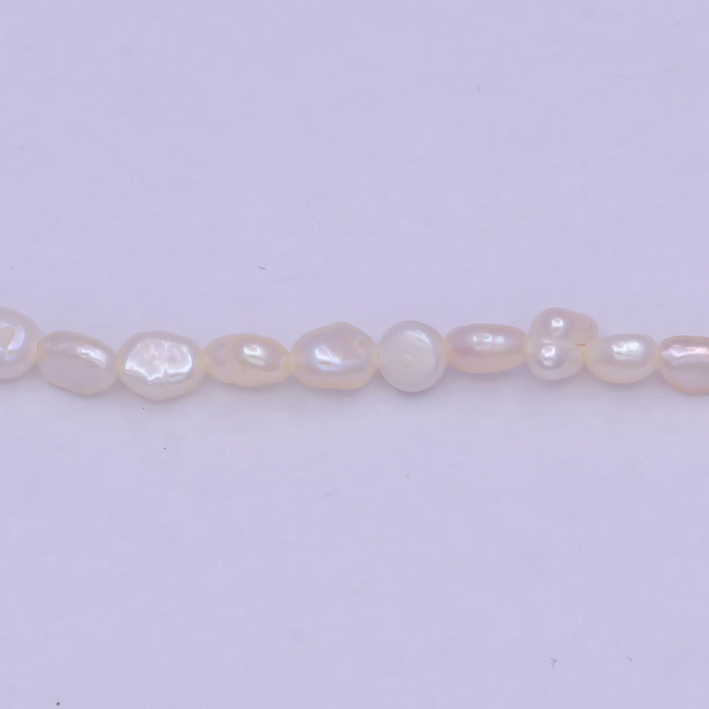 Pearl choker necklace,baroque rice pearl chain necklace, mother of pearl necklace, 14" +2 " extender necklace beaded gold chain wa855
