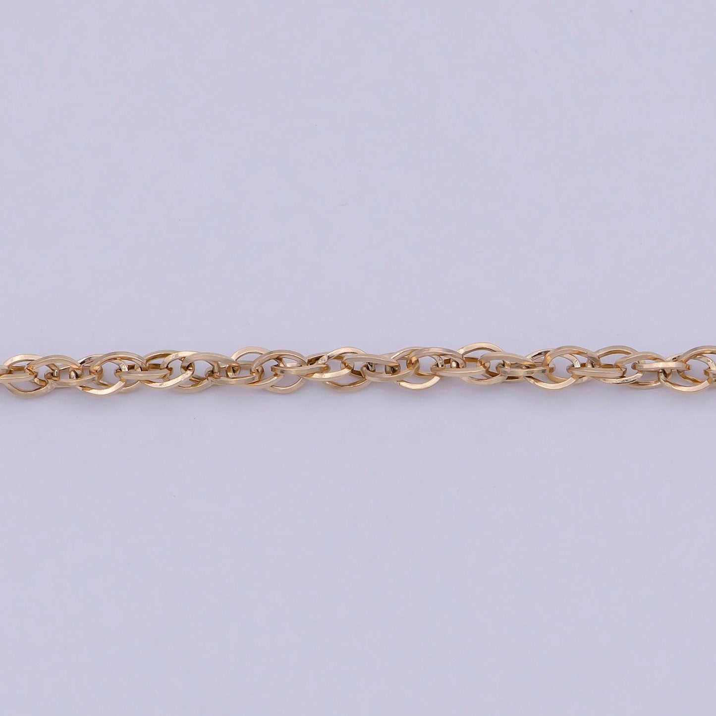 Gold cable link necklace simple gold necklace, layering chain and link gold chain for diy jewelry wa-763