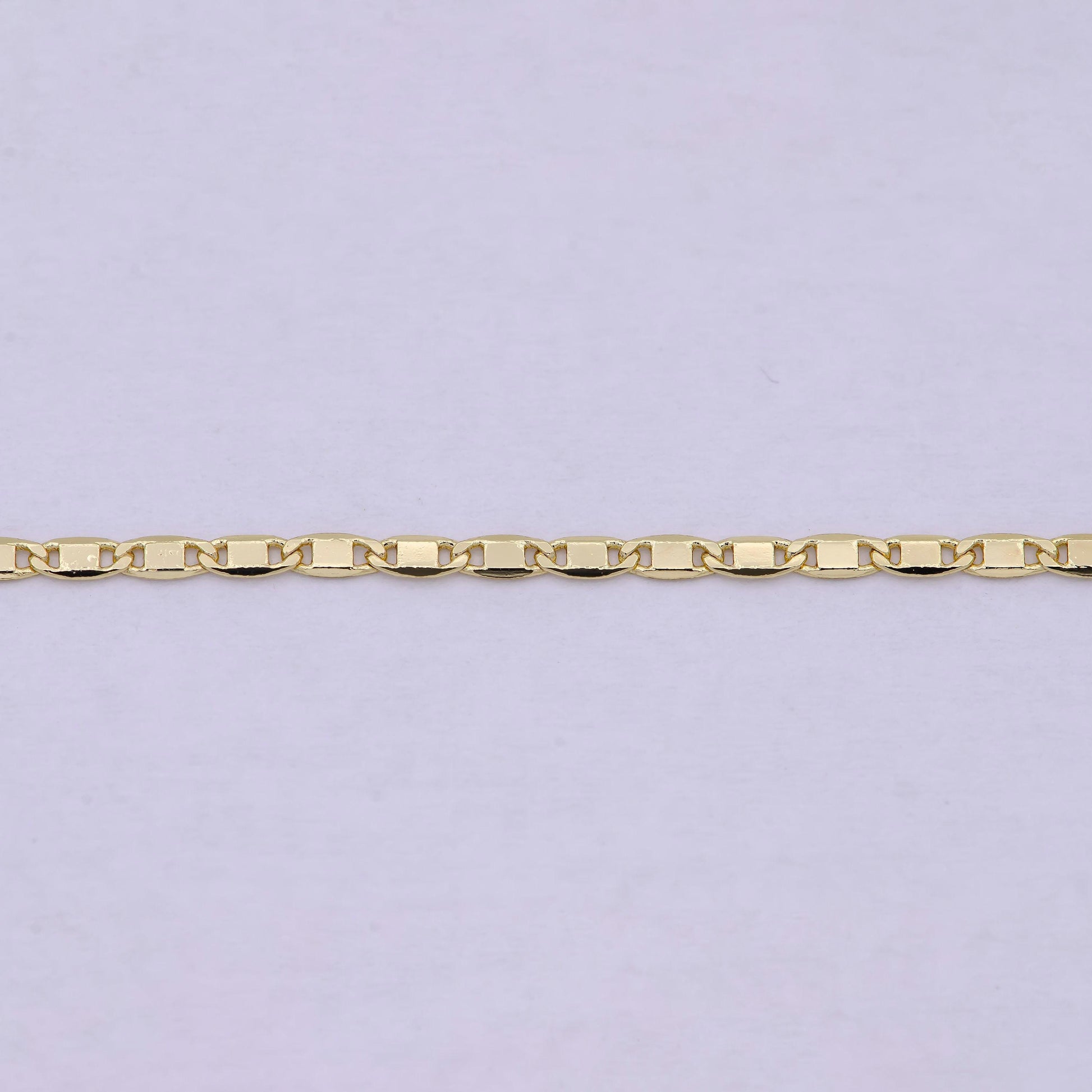 14k gold filled anchor chain, dainty 1.6mm in width, layering 24 inch anchor finished chain with spring ring | wa-619