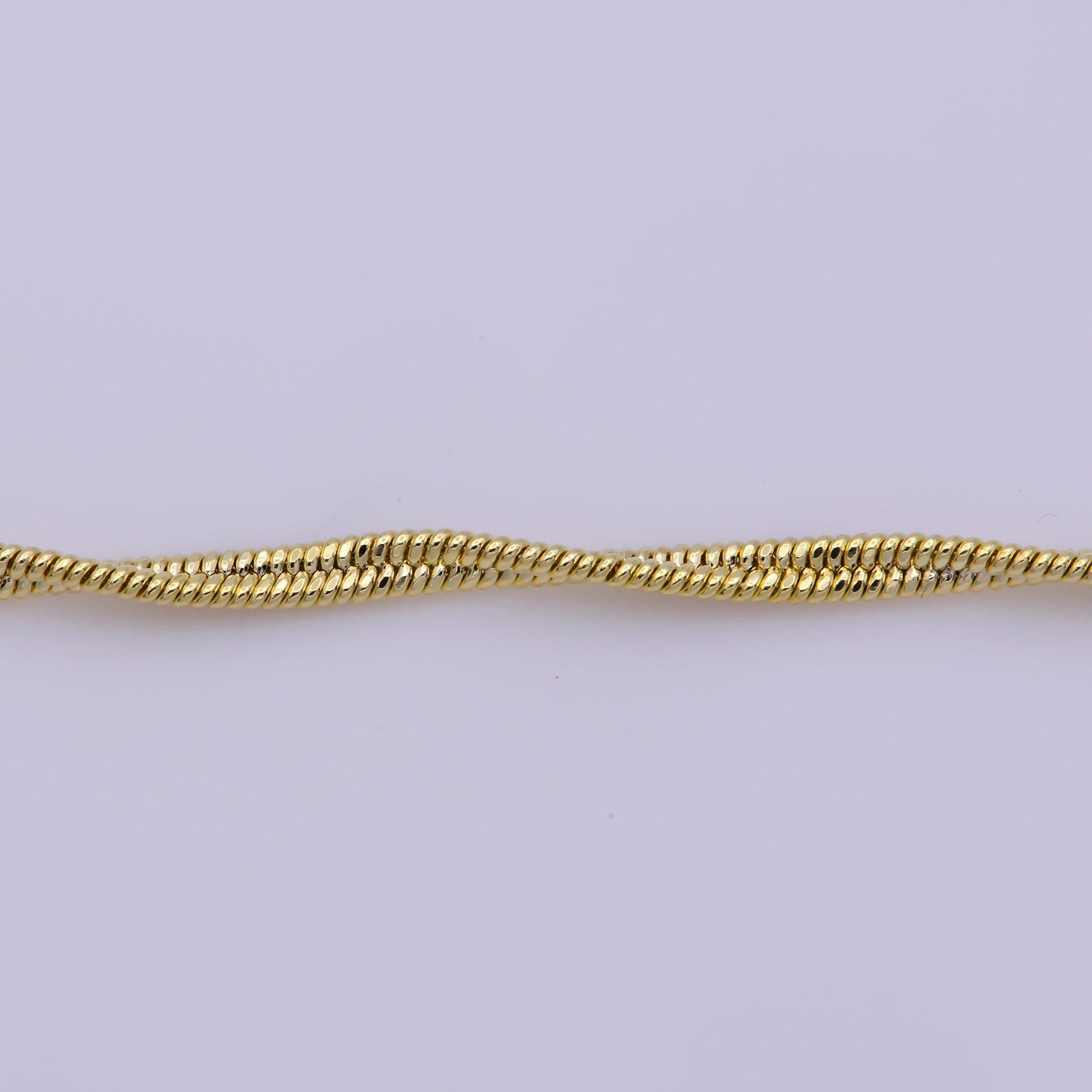 1pc 18" 1.7 mm singapore gold herringbone necklace chain, twisted layering chain dainty necklace,for pendant charm necklace making, wa-397