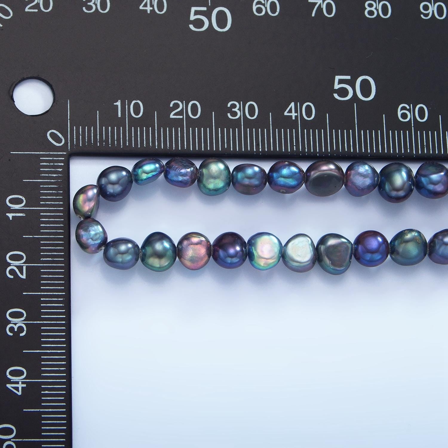 Fresh water pearl choker necklace black mauve mermaid peacock baroque pearl necklace 14.7"+ 2 inch extender necklace gold clasp wa2588