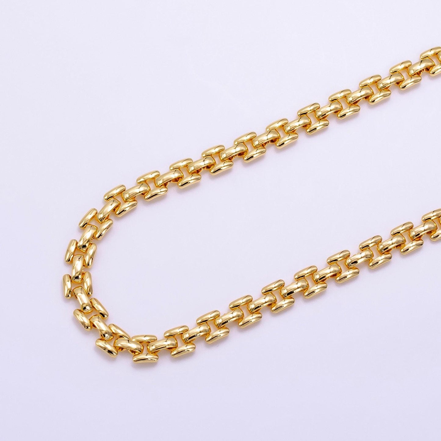 Bold gold panther chain necklace 16 inch long layering necklace statement necklace in 14k gold filled jewelry gift for her wa2474