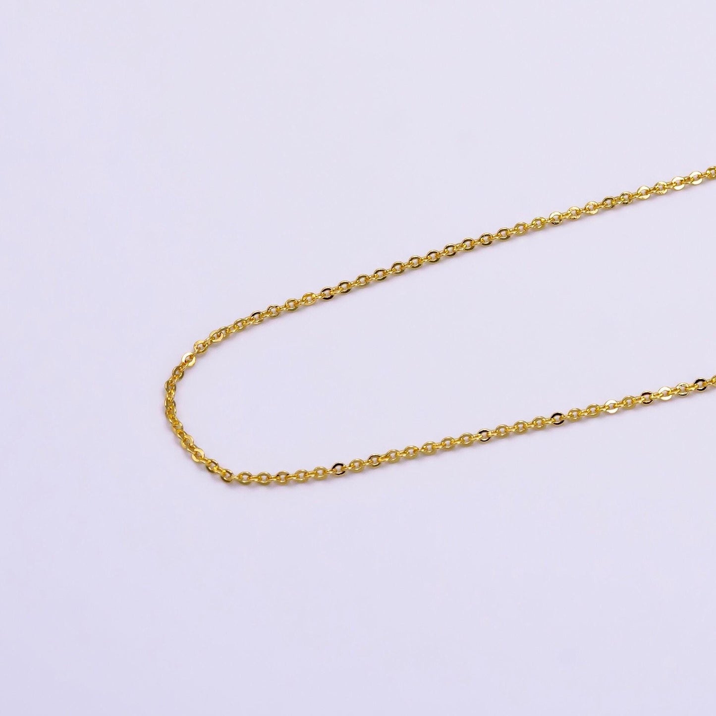 Dainty cable necklace delicate cable link layering chain necklace for minimalist jewelry inspired wa2453