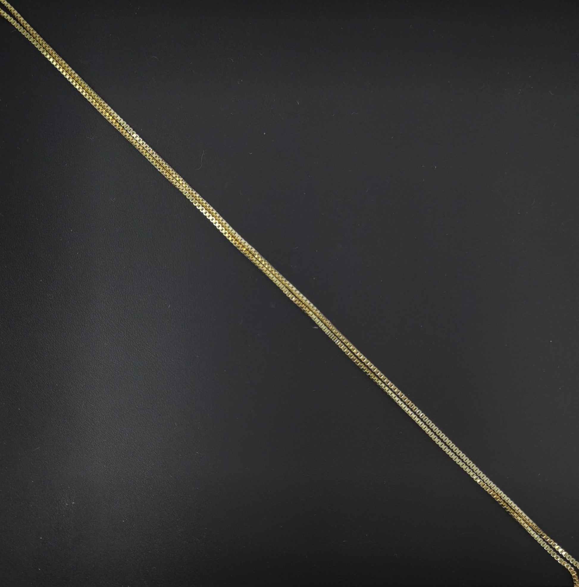 1pc 23.6'' ready to wear gold square box chain necklace, layering dainty box chain for jewelry making with pendant charm, wa-233