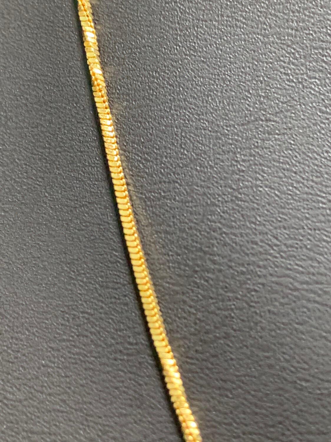 1pc 18.5'' ready to wear gold twisted sequence square box chain necklace, layering dainty box chain for jewelry making pendant charm, wa219