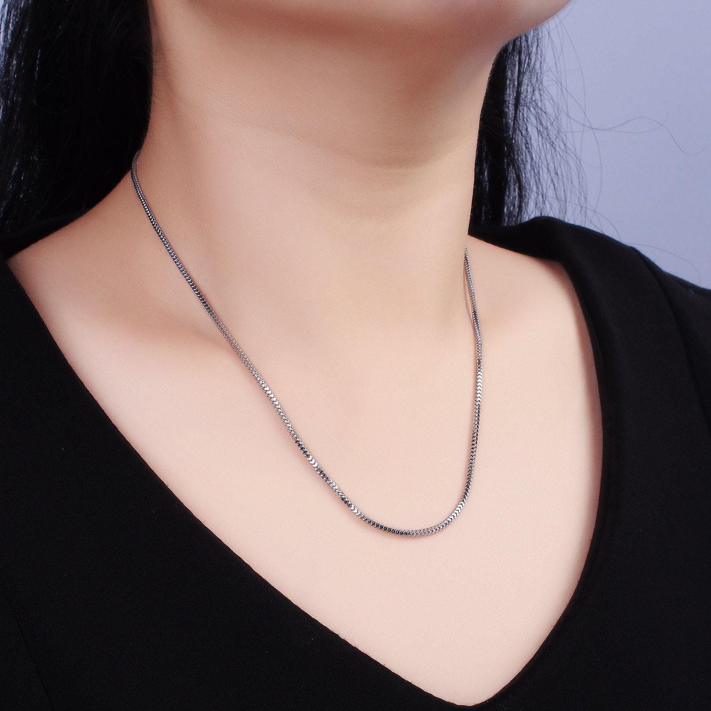 18.5 inch stainless steel rope chain for wholesale chains and jewelry making supplies findings wa2113