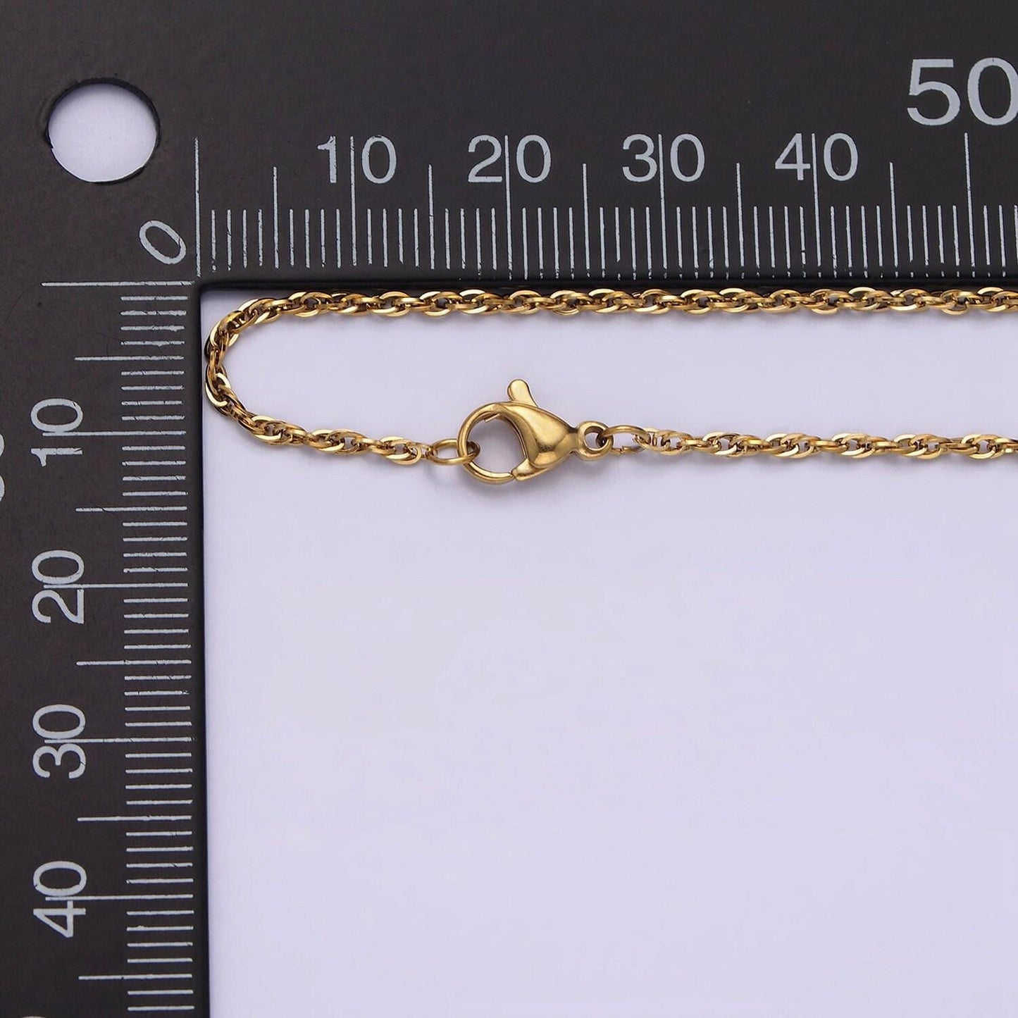 Stainless steel 1.5mm multiple cable unique 18 inch layering chain necklace | wa-2004