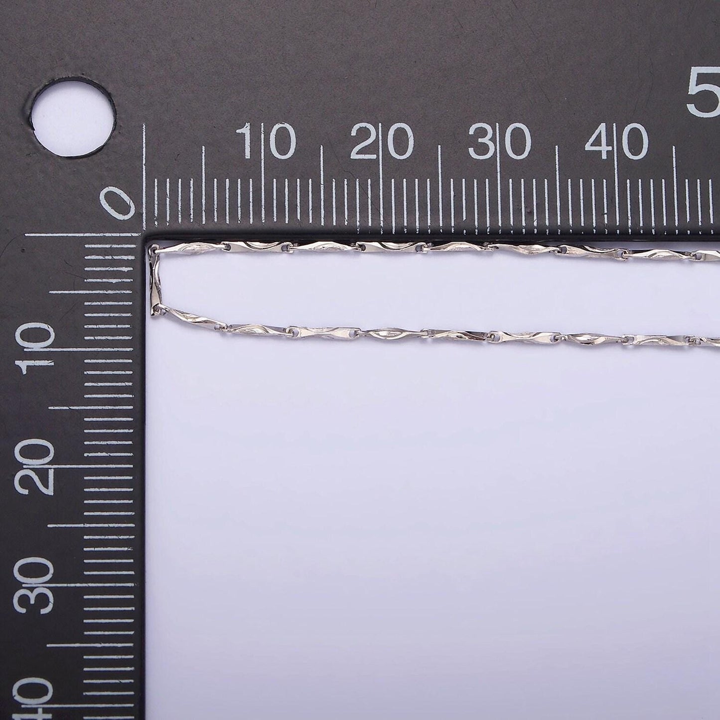 0.8mm 925 sterling silver flat long cable chain necklace tiny necklace chain, dainty silver minimalist jewelry 18 inch | wa-1985