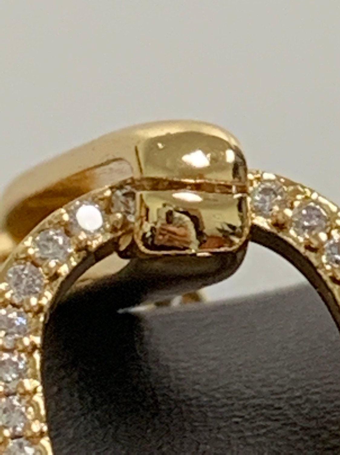 Bold gold micro pave chain by meter, cz cable chain necklace specialty link chain by meter rolo cable for fashion jewelry, wa-1419