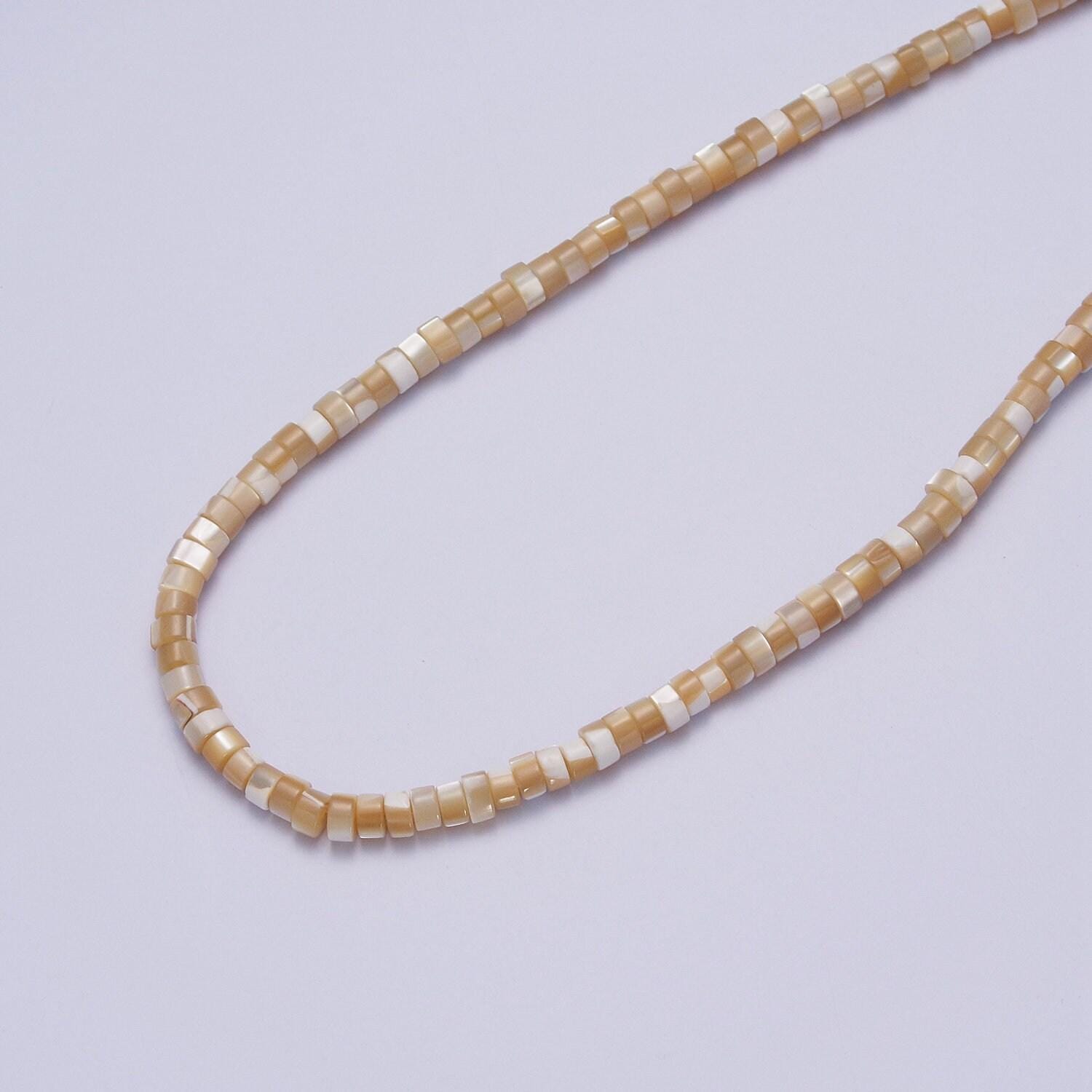 Heishi gemstone beads, 4mm disc pink quartz howlite aventurine stone semiprecious stones per strand for jewelry making supply