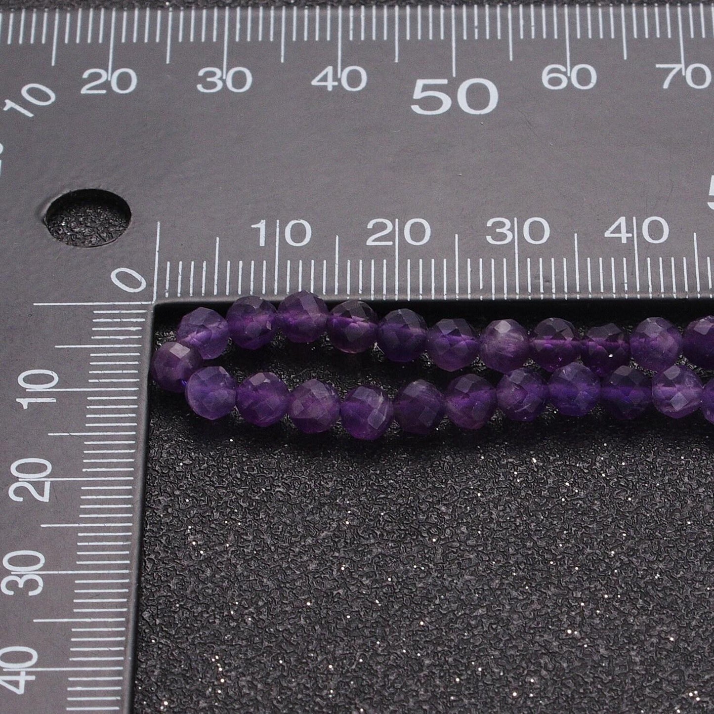 4.3mm multi-faceted rondelle purple amethyst necklace, 24k gold filled 16.5"+2.0" extender natural amethyst gemstone necklace | wa-1185