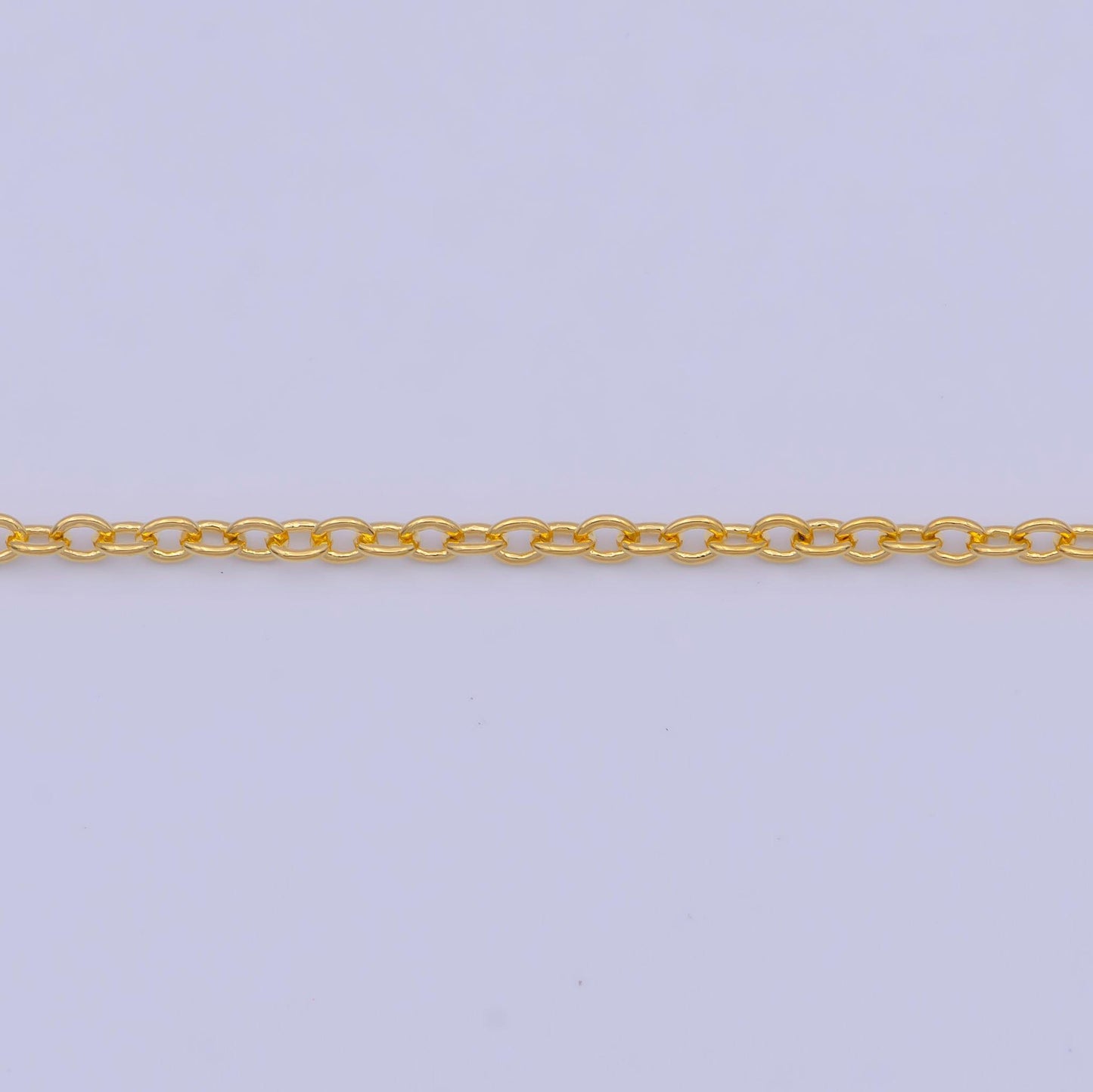 1.6mm gold cable chain necklace, 24k gold filled two lengths cable rolo link ready to wear necklace | wa-1146, wa-1148