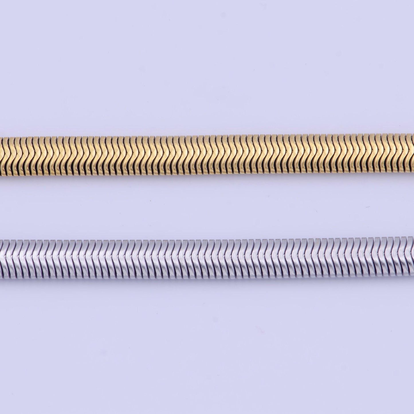 Bold gold, silver herringbone chain gold filled snake chain different sizes delicate gold snake anklet necklace bracelet | wa-1134~wa-1143