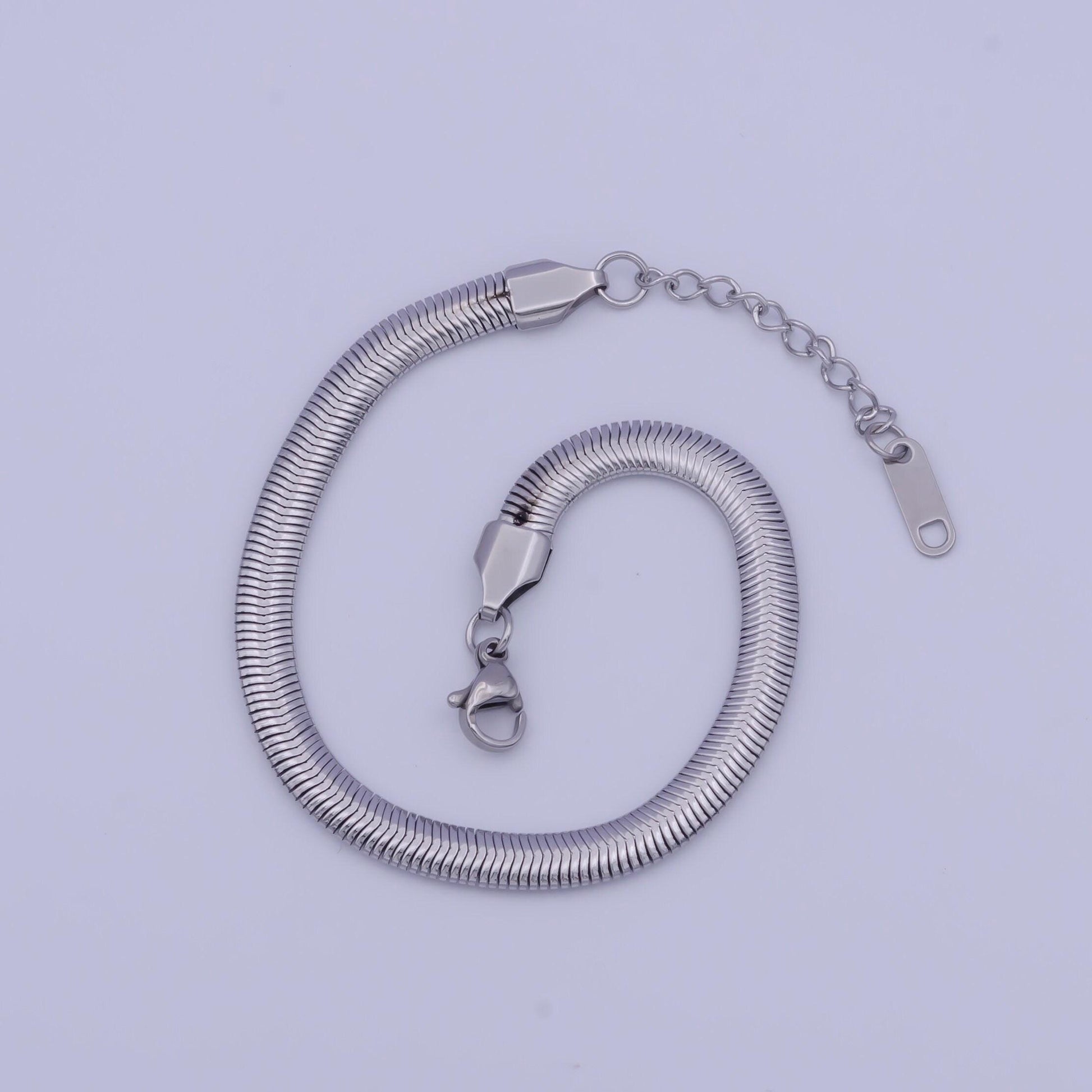Bold gold, silver herringbone chain gold filled snake chain different sizes delicate gold snake anklet necklace bracelet | wa-1134~wa-1143