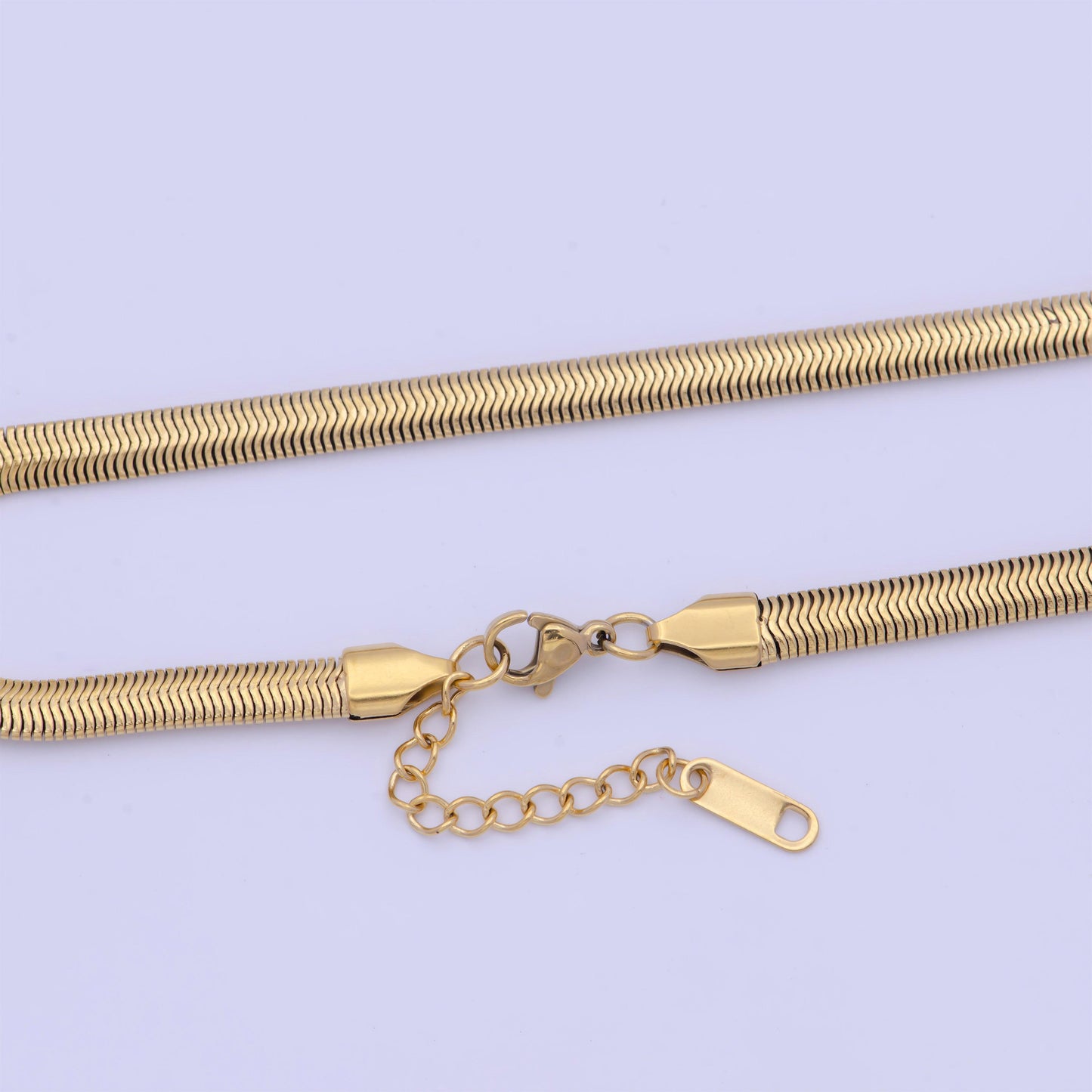 Bold gold, silver herringbone chain gold filled snake chain different sizes delicate gold snake anklet necklace bracelet | wa-1134~wa-1143