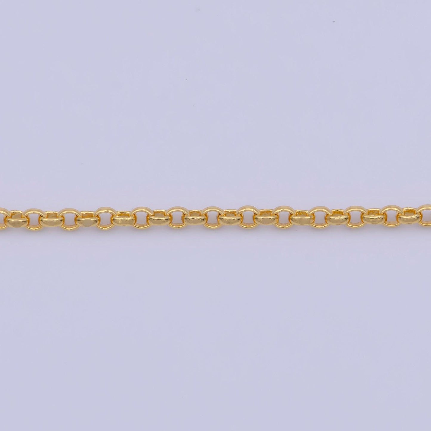 1.3mm dainty gold rolo chain necklace, 24k gold plated 19.6" or 17.8" rolo link ready to wear necklace | wa-1123, wa-1124