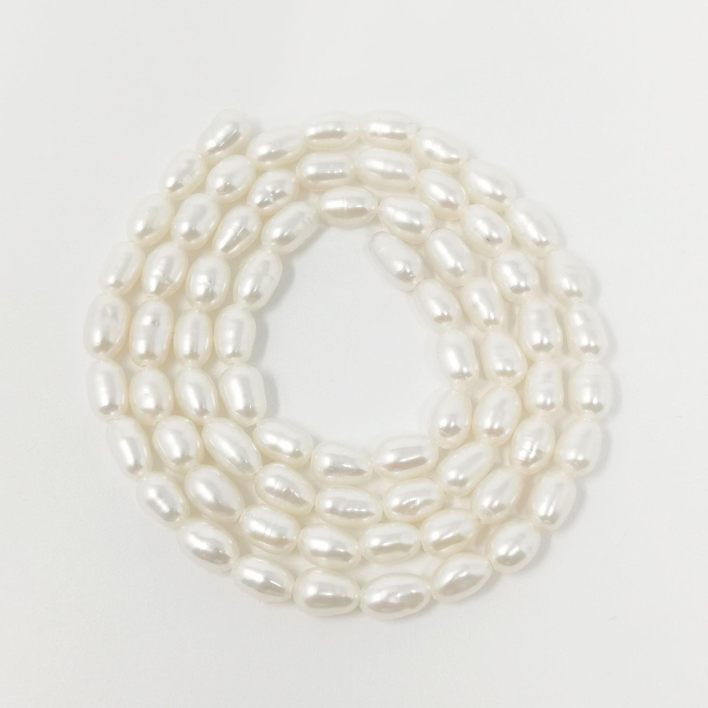 Tiny natural white oval rice freshwater pearl beads great luster quality genuine cultured freshwater small seed pearls 3.5mm-4mm aaa, wa-034
