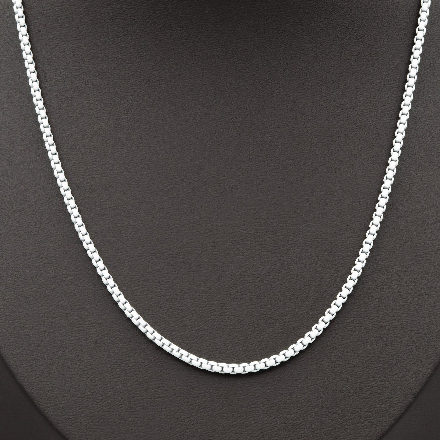 1pc 18''+2 " ready to wear white fancy enamel link rolo cable chain square link chain necklace,width 2.6mm perfect for pendantcharm,1021