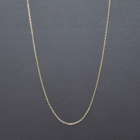 1pc 17.5 ready to use 14k gold fine rolo chain, layering rolo chain dainty necklace, for pendant charm necklace making, 1005