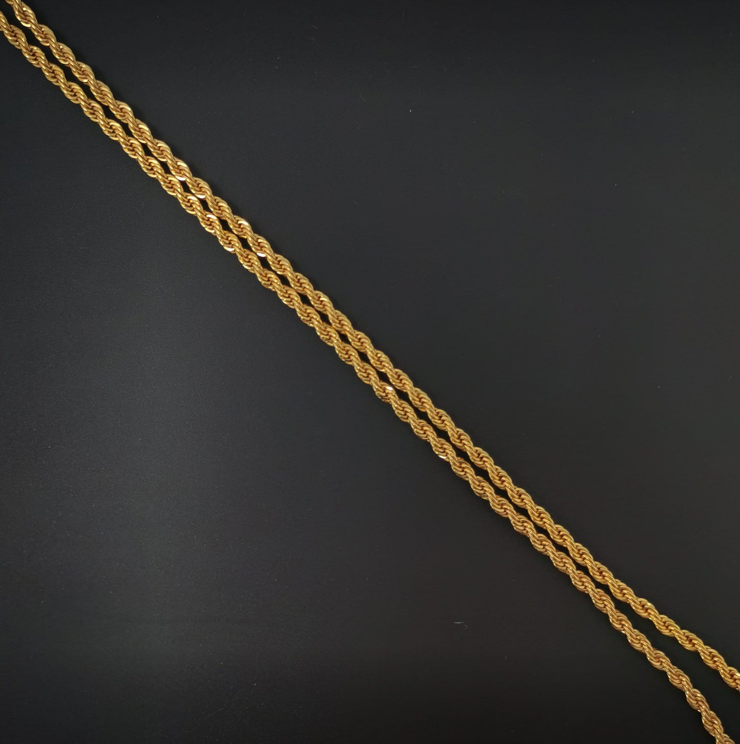 1pc 19.6'' ready to use gold rope necklace chain, layering rope chain dainty necklace, for pendant charm necklace making,cn-600