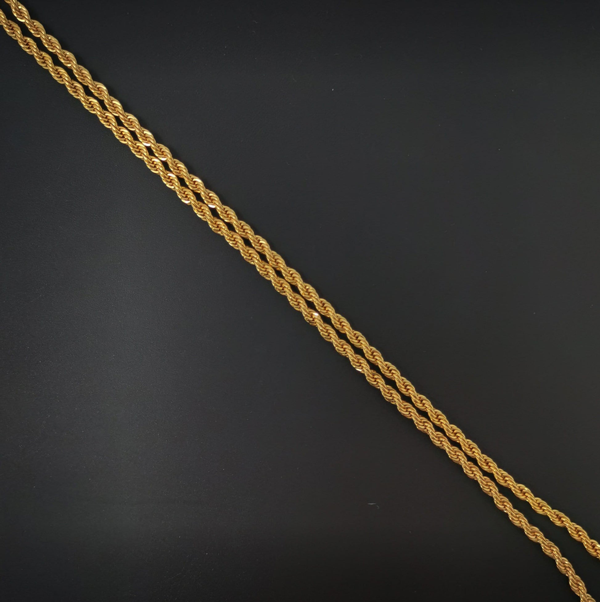 1pc 19.6'' ready to use gold rope necklace chain, layering rope chain dainty necklace, for pendant charm necklace making,cn-600