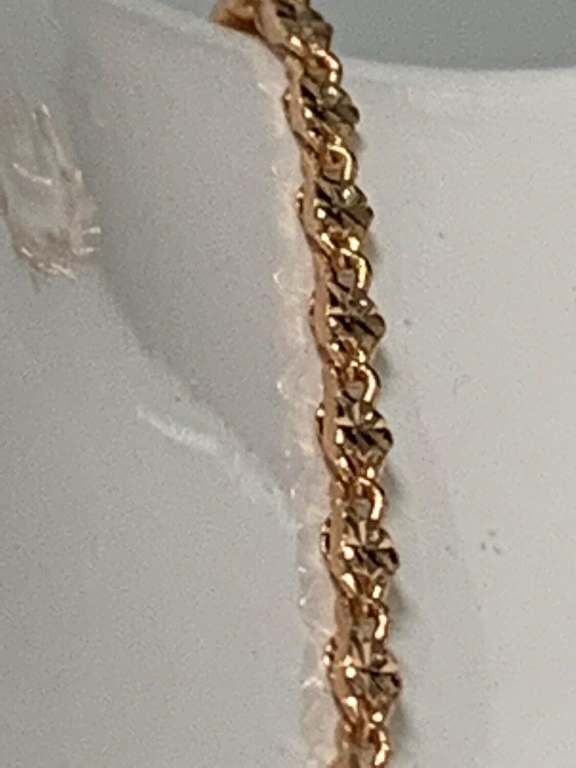 1pc 23.5'' ready to use 18k gold unique necklace chain, layering sunburst chain dainty necklace,perfect for pendant charm necklace, 412