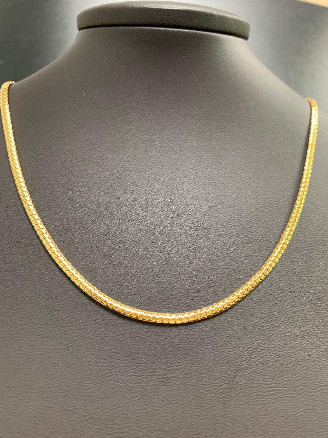 1pc 19.5'' ready to use gold franco wheat necklace chain, layering unique chain bold necklace, perfect for pendant charm necklace, 254