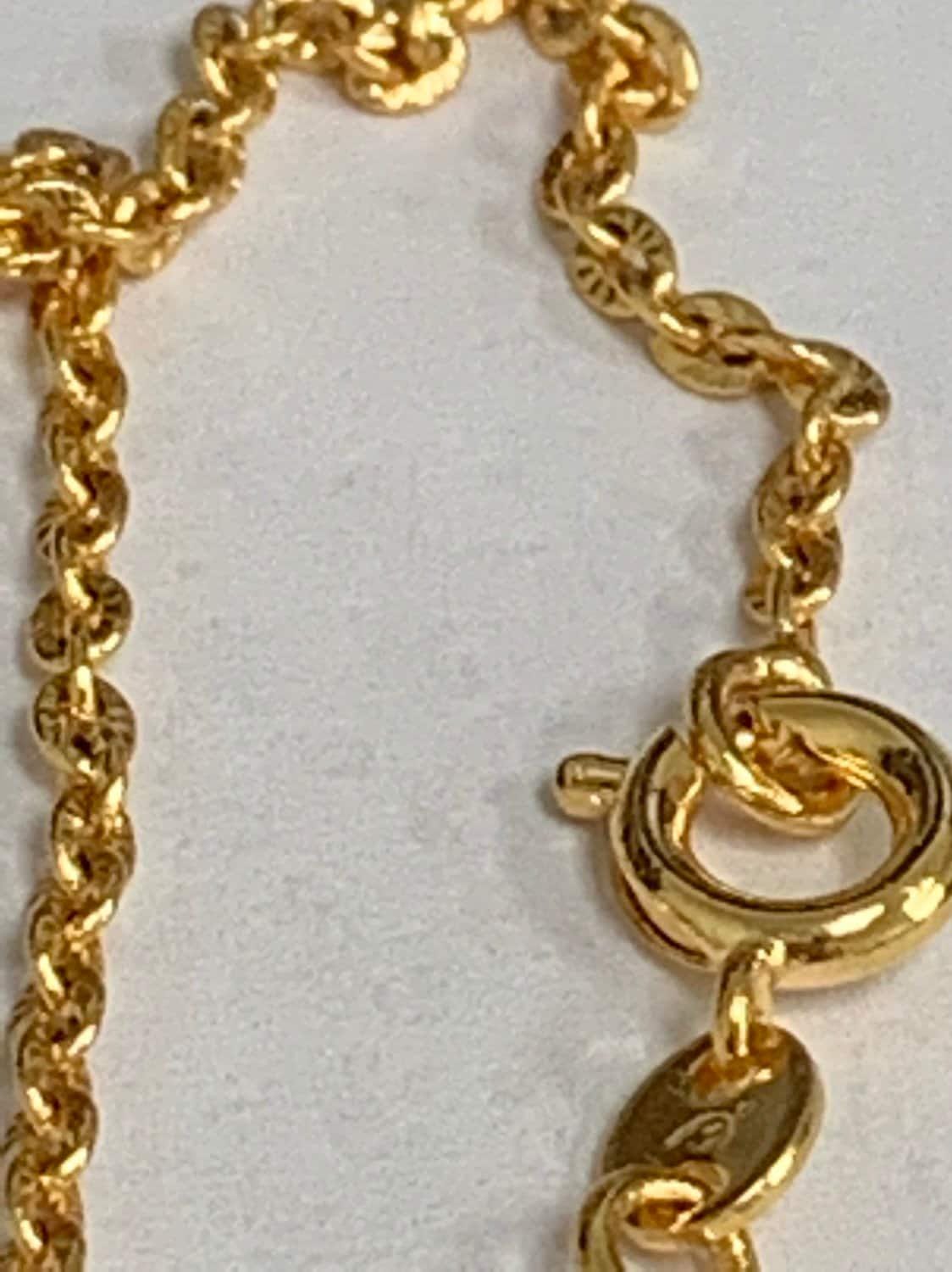 19.5'' ready to use 24k sunburst gold rolo necklace chain,layering rolo chain unique necklace, for pendant charm necklace making, 921