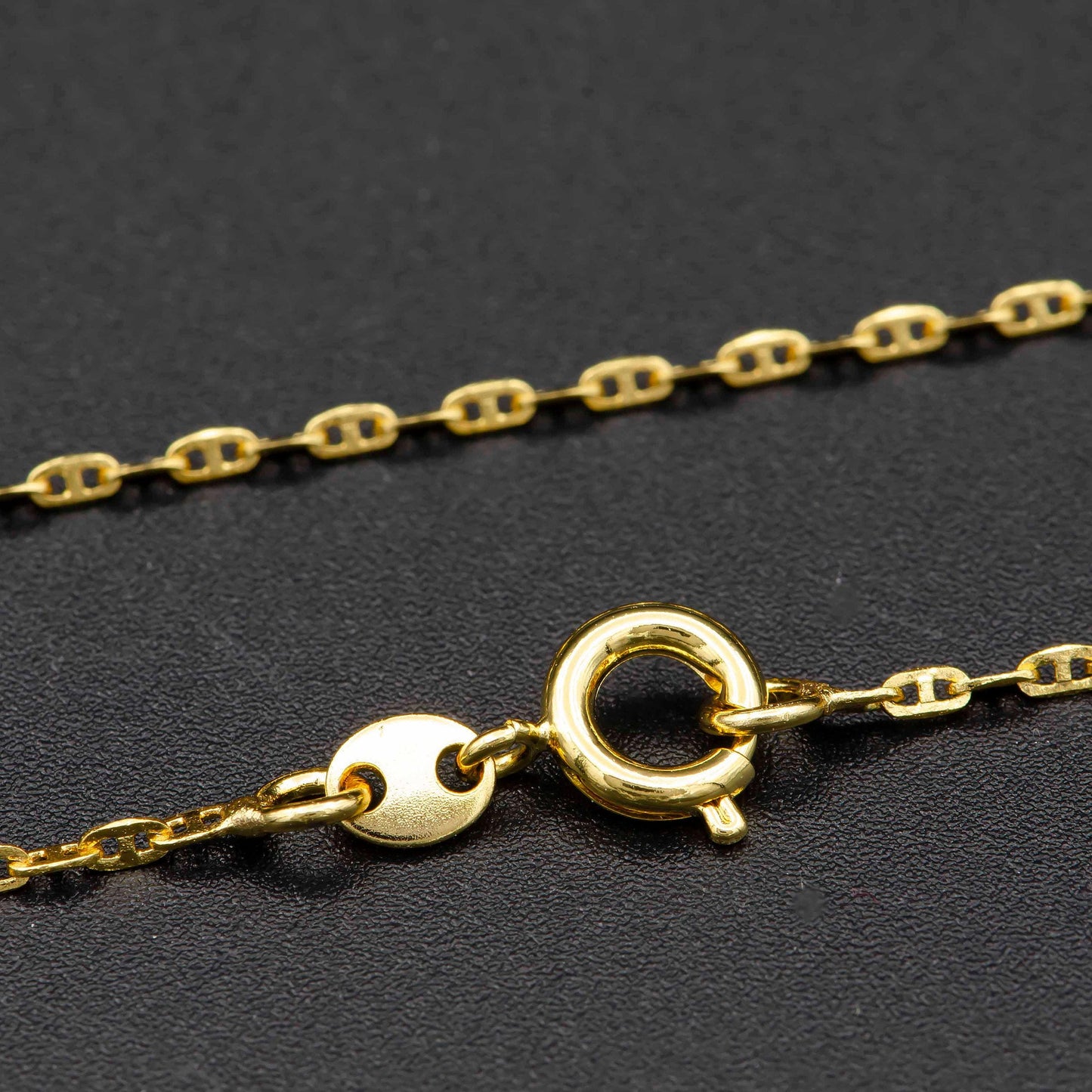 1pc 20'' ready to use gold anchor necklace chain, layering mariner chain dainty necklace,for pendant charm necklace making, 13
