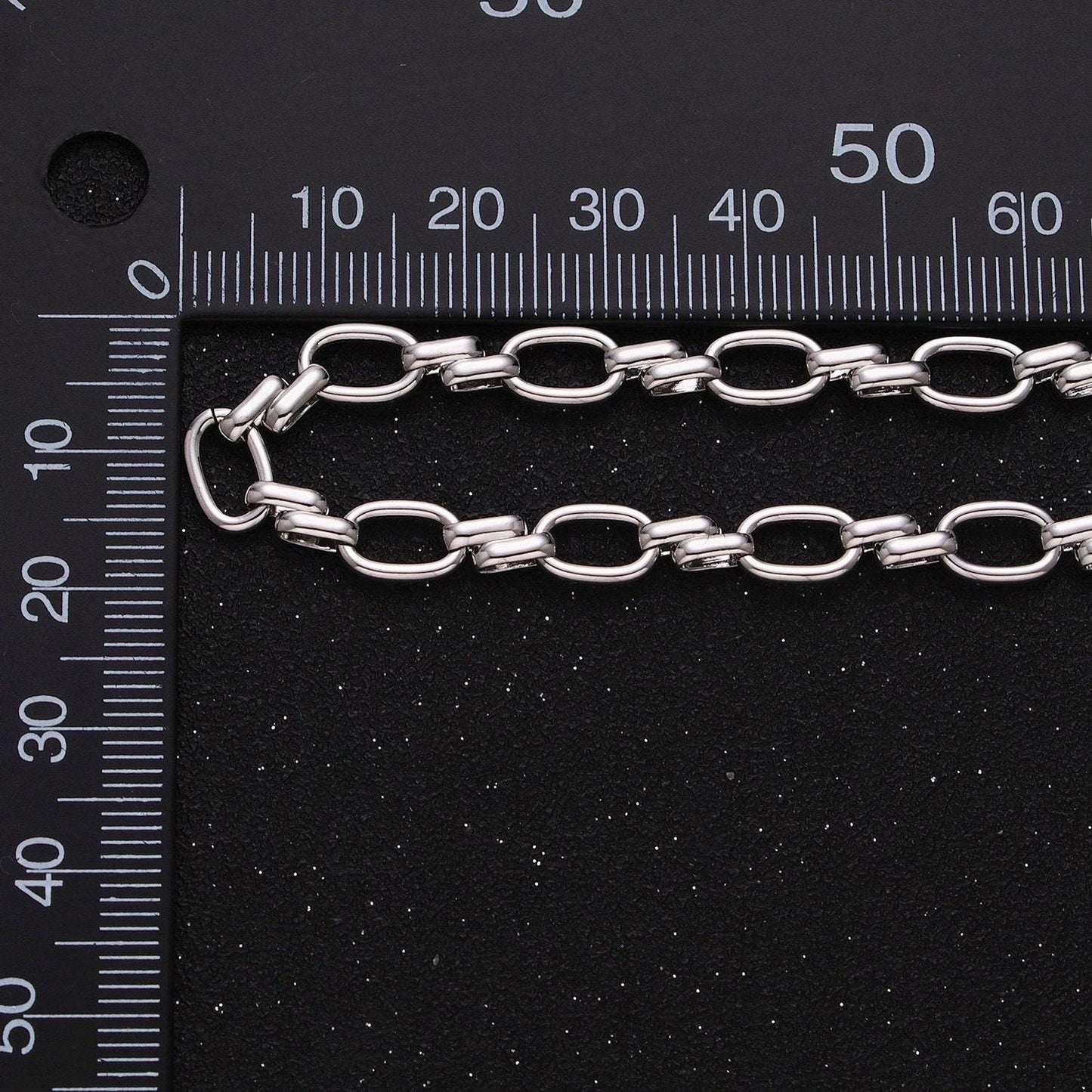 16k gold filled oval link chain chunky unfinished chain by yard for handmade supply 6.1mm | roll-1313 1314