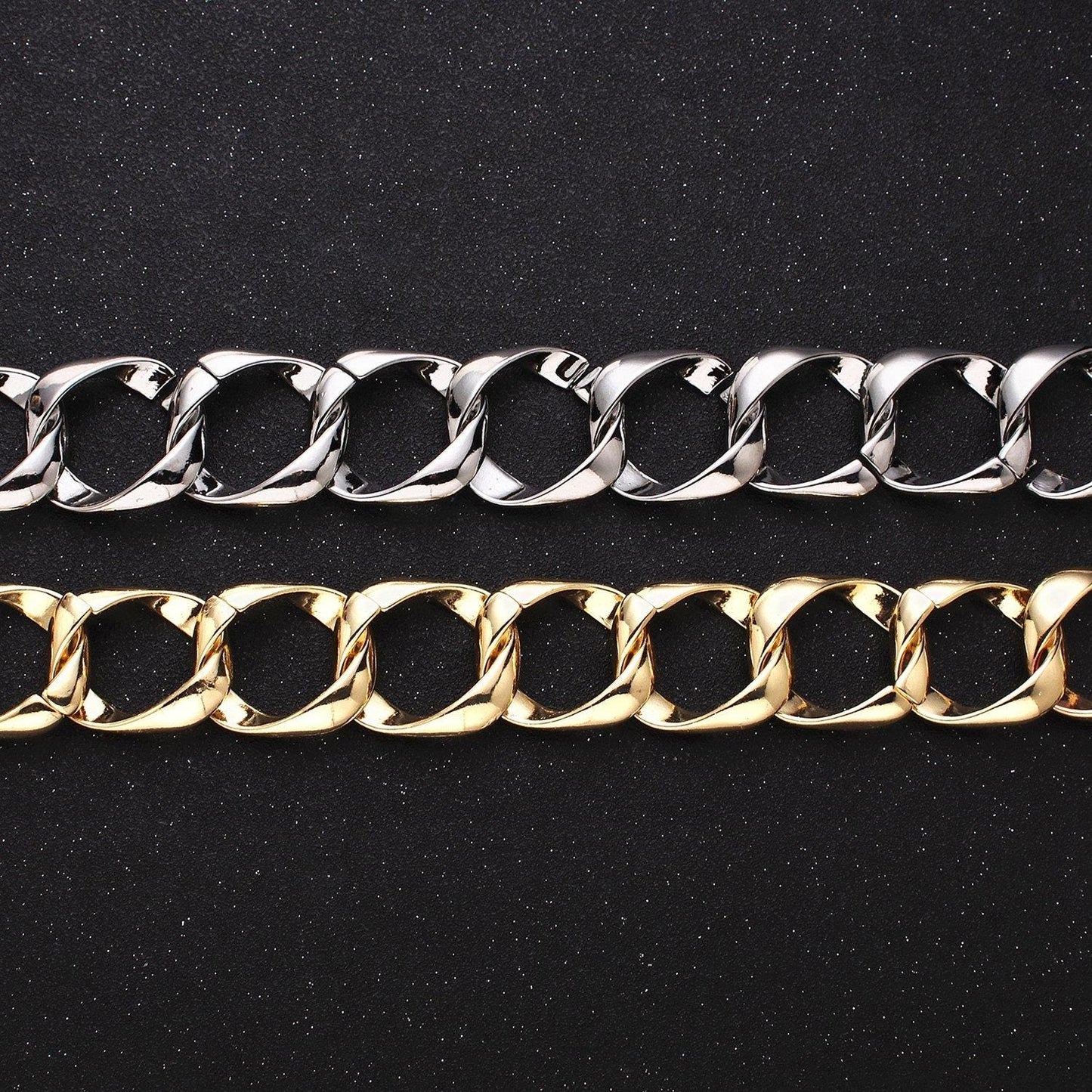 Statement 16k gold filled chain by yard big oval cable chain unfinished chain wholesale chunky chain large link chain roll-1301 1302
