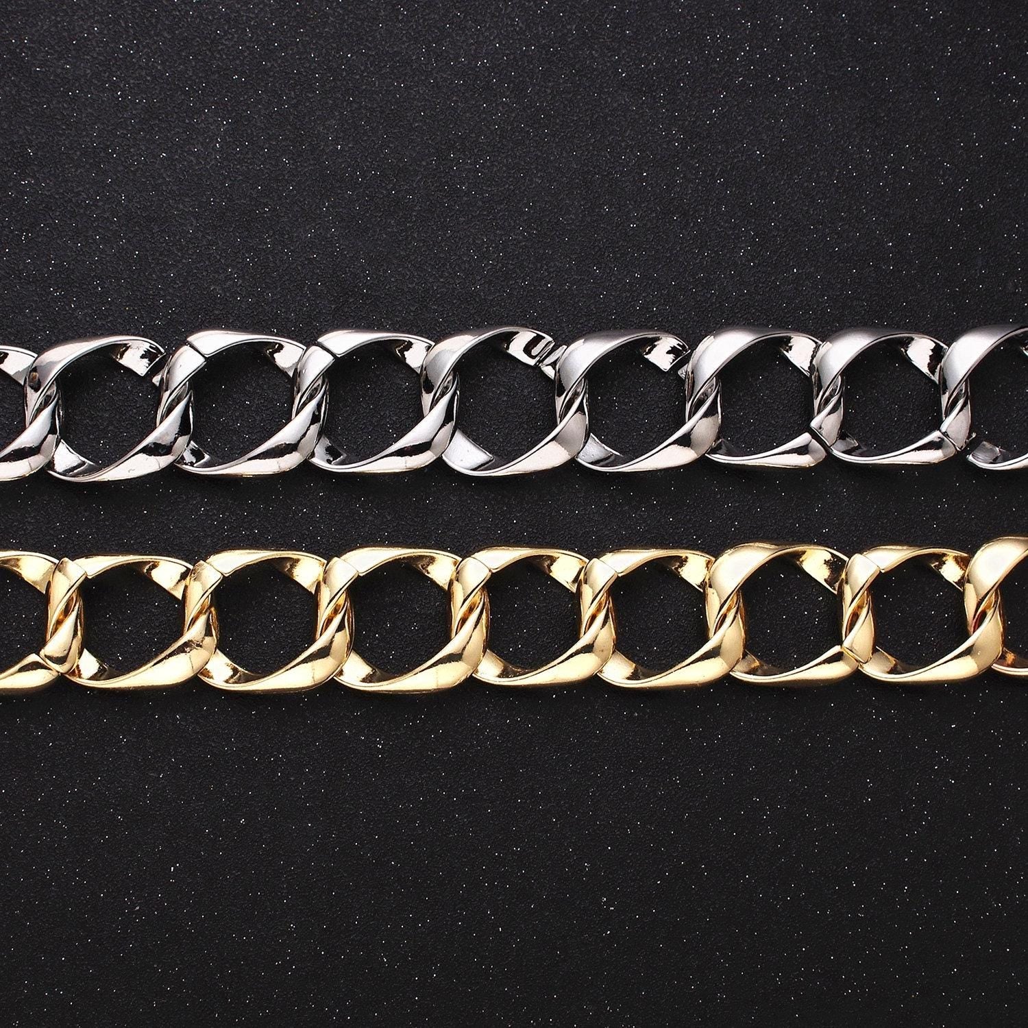 Statement 16k gold filled chain by yard big oval cable chain unfinished chain wholesale chunky chain large link chain roll-1301 1302