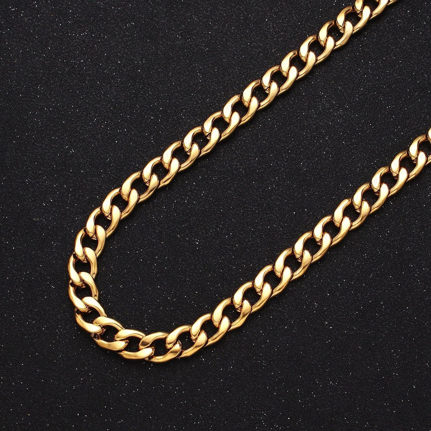 Chunky 24k gold filled 8.3mm miami cuban curb chain cable link unfinished yard chain in gold & silver | roll-1289 roll-1290