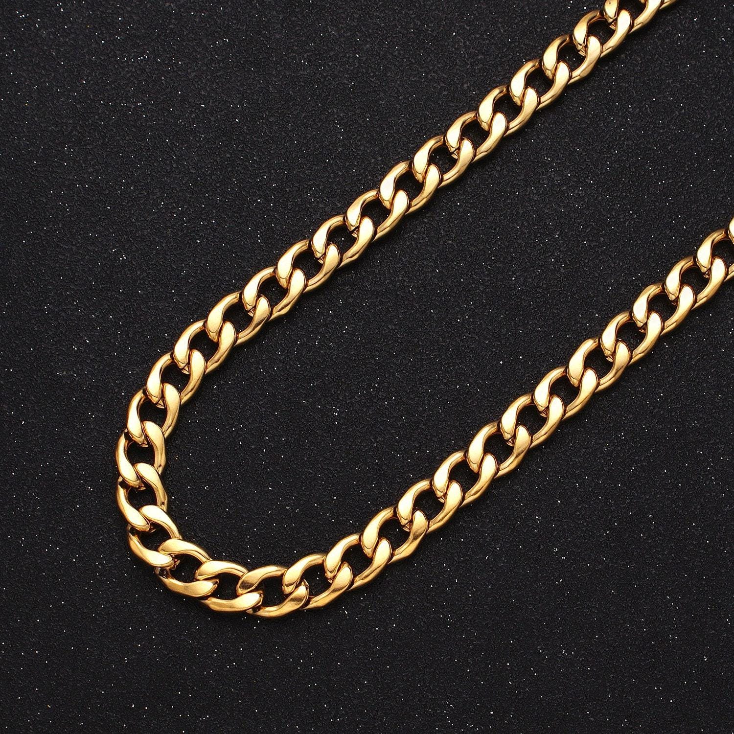 Chunky 24k gold filled 8.3mm miami cuban curb chain cable link unfinished yard chain in gold & silver | roll-1289 roll-1290