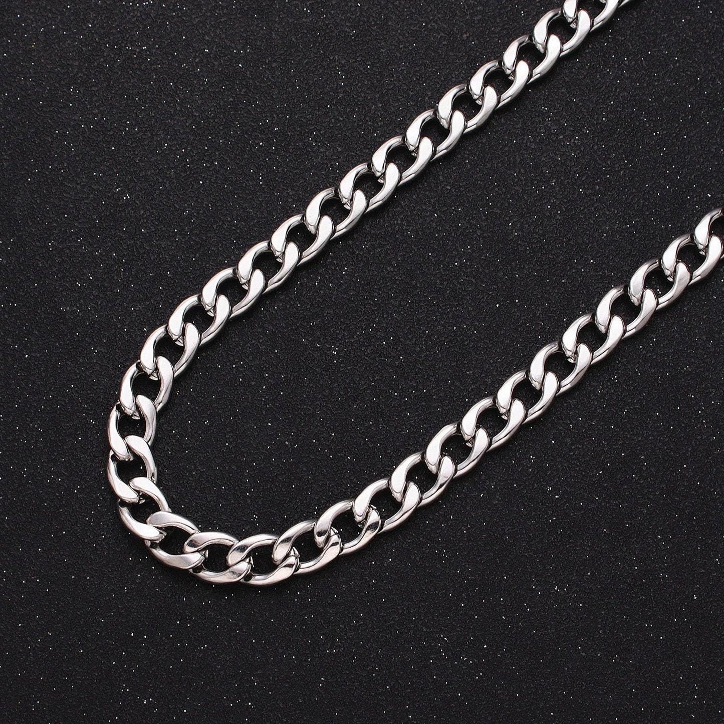 Chunky 24k gold filled 8.3mm miami cuban curb chain cable link unfinished yard chain in gold & silver | roll-1289 roll-1290