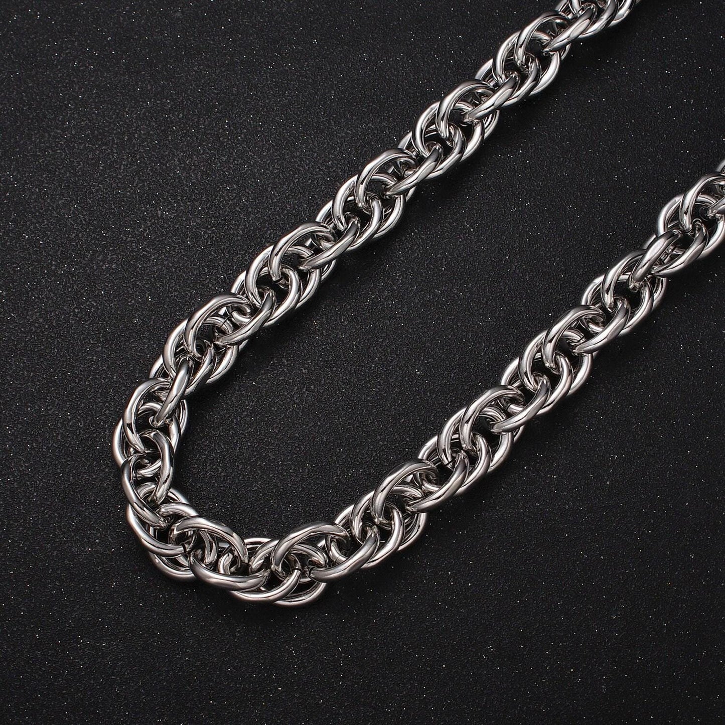 24k gold filled 13.3mm singapore twist unfinished statement roll chain by yard for jewelry making component | roll-1183 roll-1184