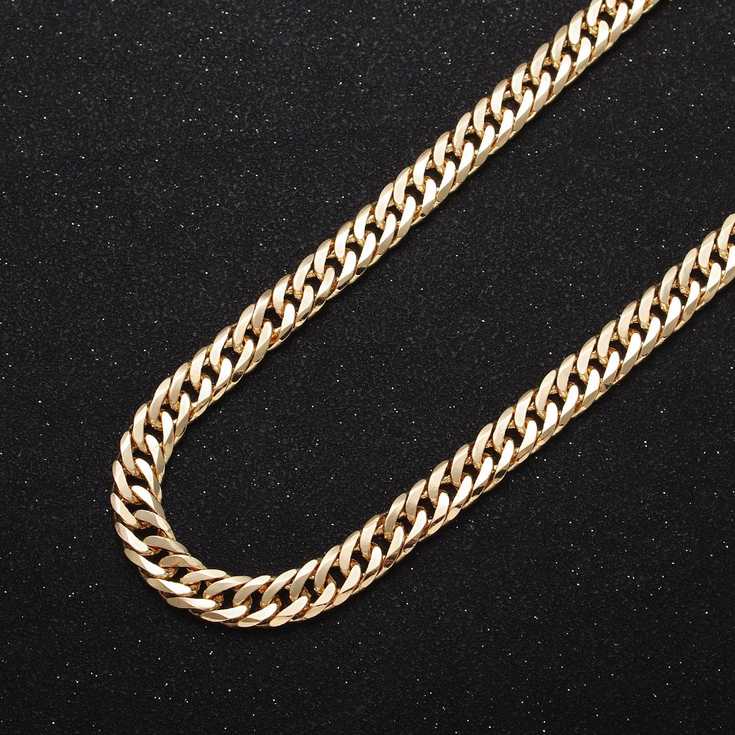 Bold miami cuban link chain by yard unfinished chain chunky gold chain for layering chain necklace jewelry making unisex chain roll-1048