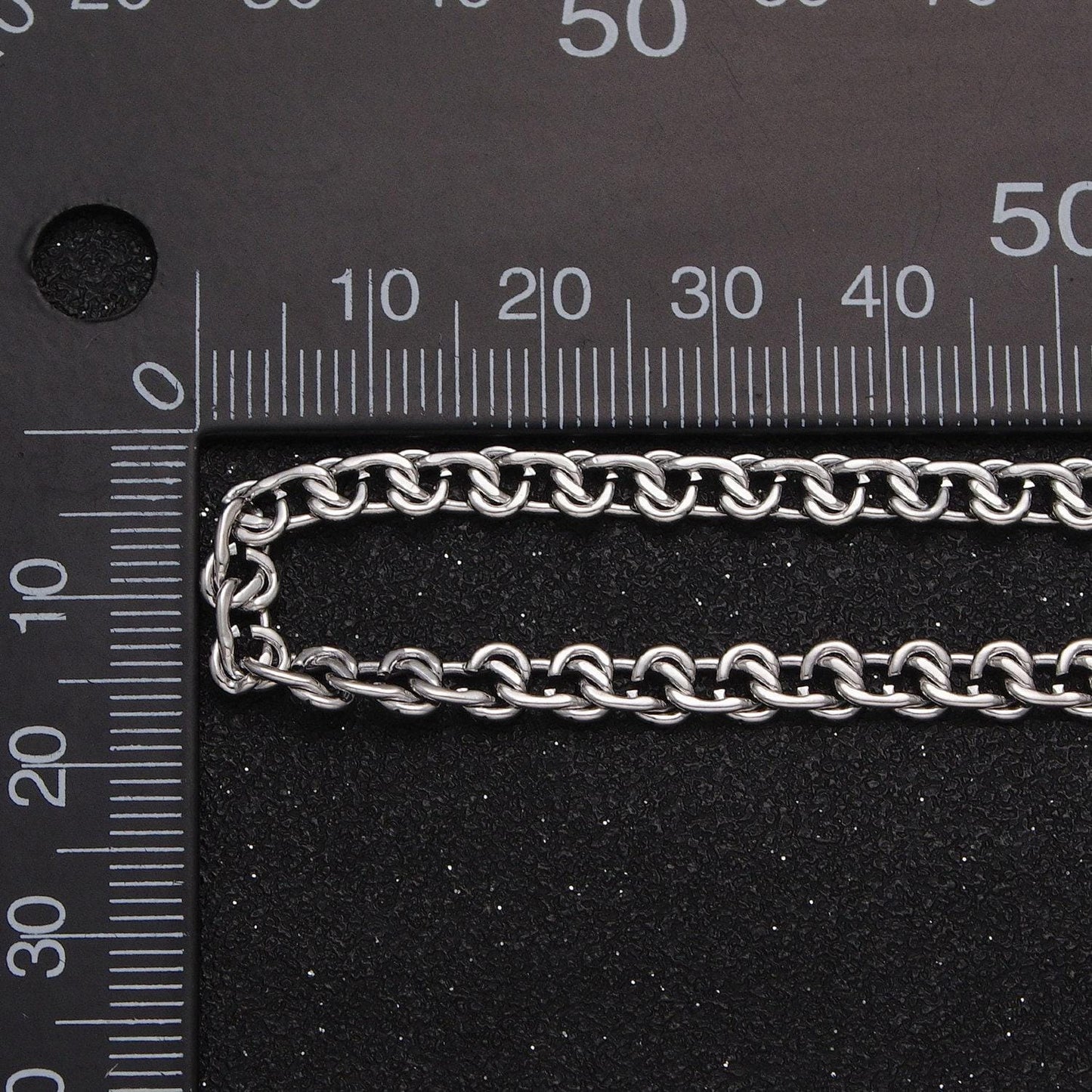 24k gold filled 4mm 5mm 6mm double cable link unfinished designed chain for statement jewelry making wholesale chain roll-1064