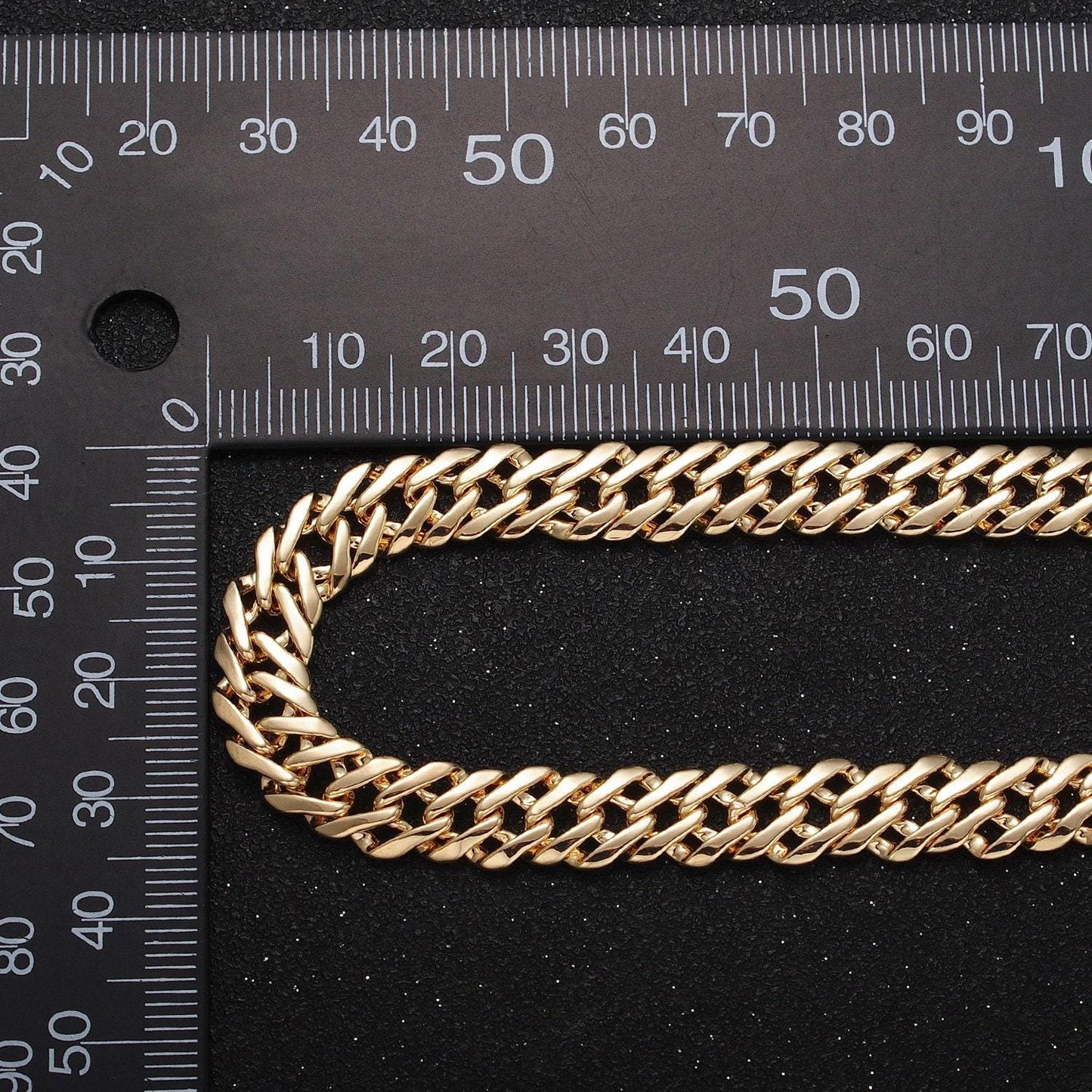 4mm, 5mm, 8mm diamond-cut bold gold, silver flat curb unfinished gold filled designed chain by yard | roll-1050, 1047, 1115, 1103, 1105