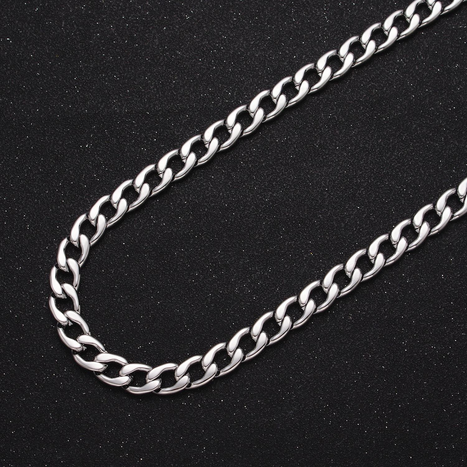 Chunky gold cuban link chain unfinished gold filled curb chain for diy jewelry making wholesale chain by yard roll-1049