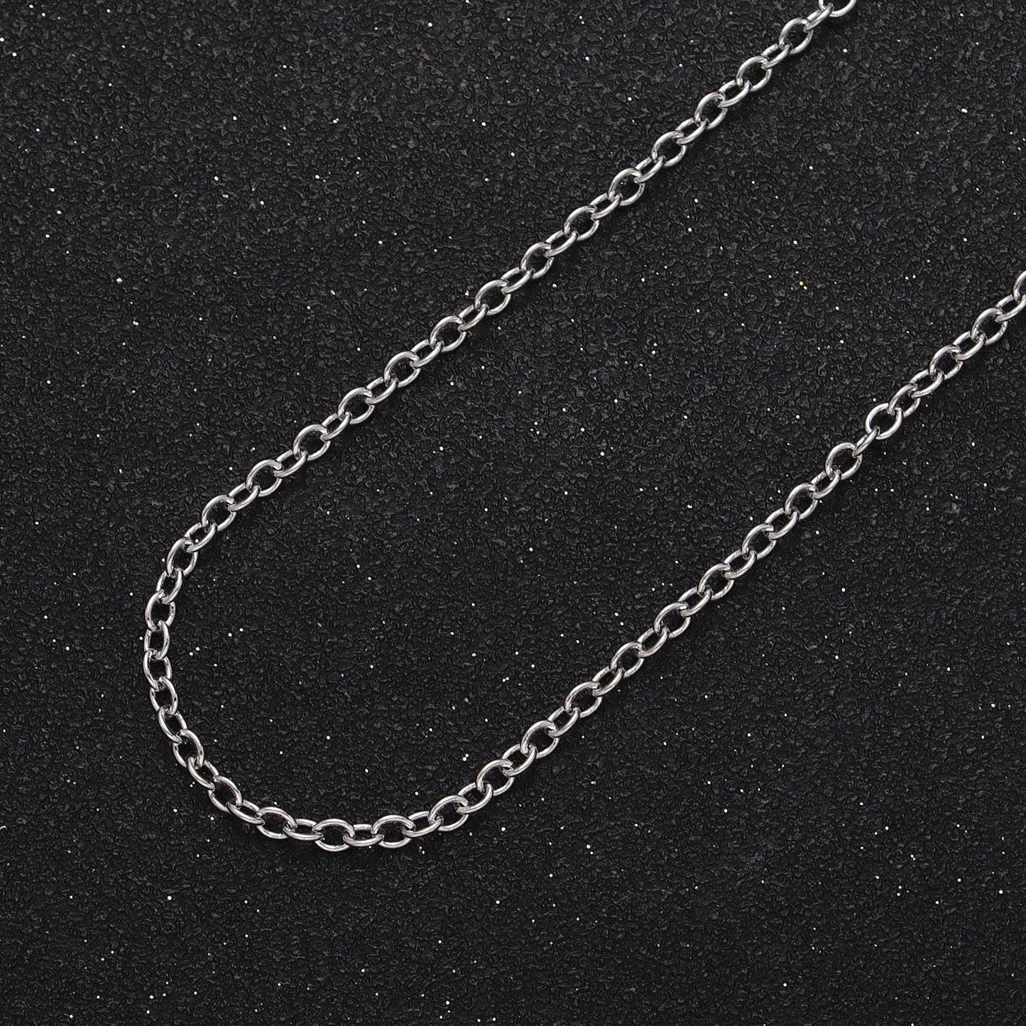 Dainty gold filled minimalist 2.2mm cable rolo unfinished chain by yard for jewelry making in gold & silver | roll-1036 roll-1099
