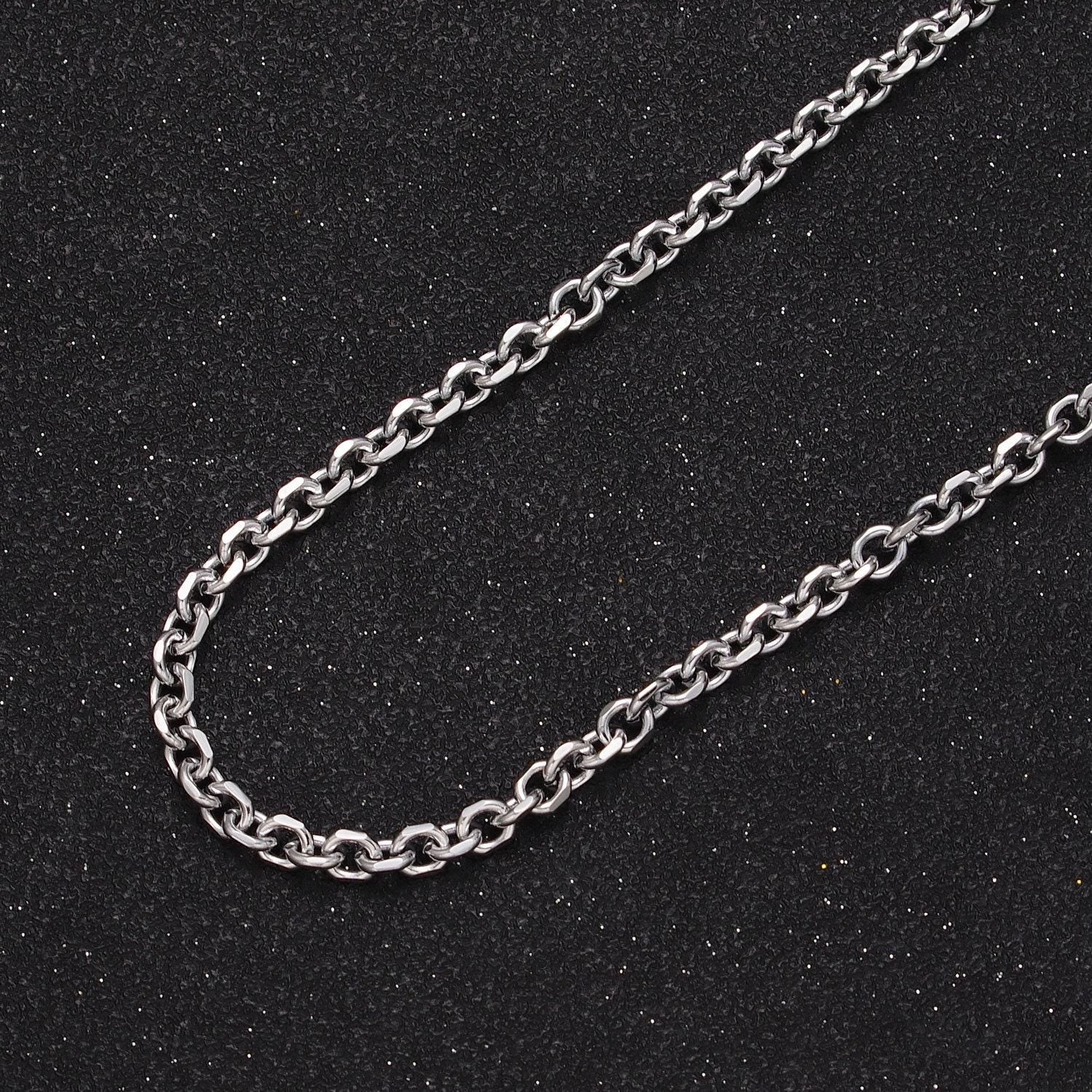 24k gold filled unfinished chain by yard cable circle chain, oval link necklace chain, wholesale bulk chain jewelry making 2.3mm roll-885